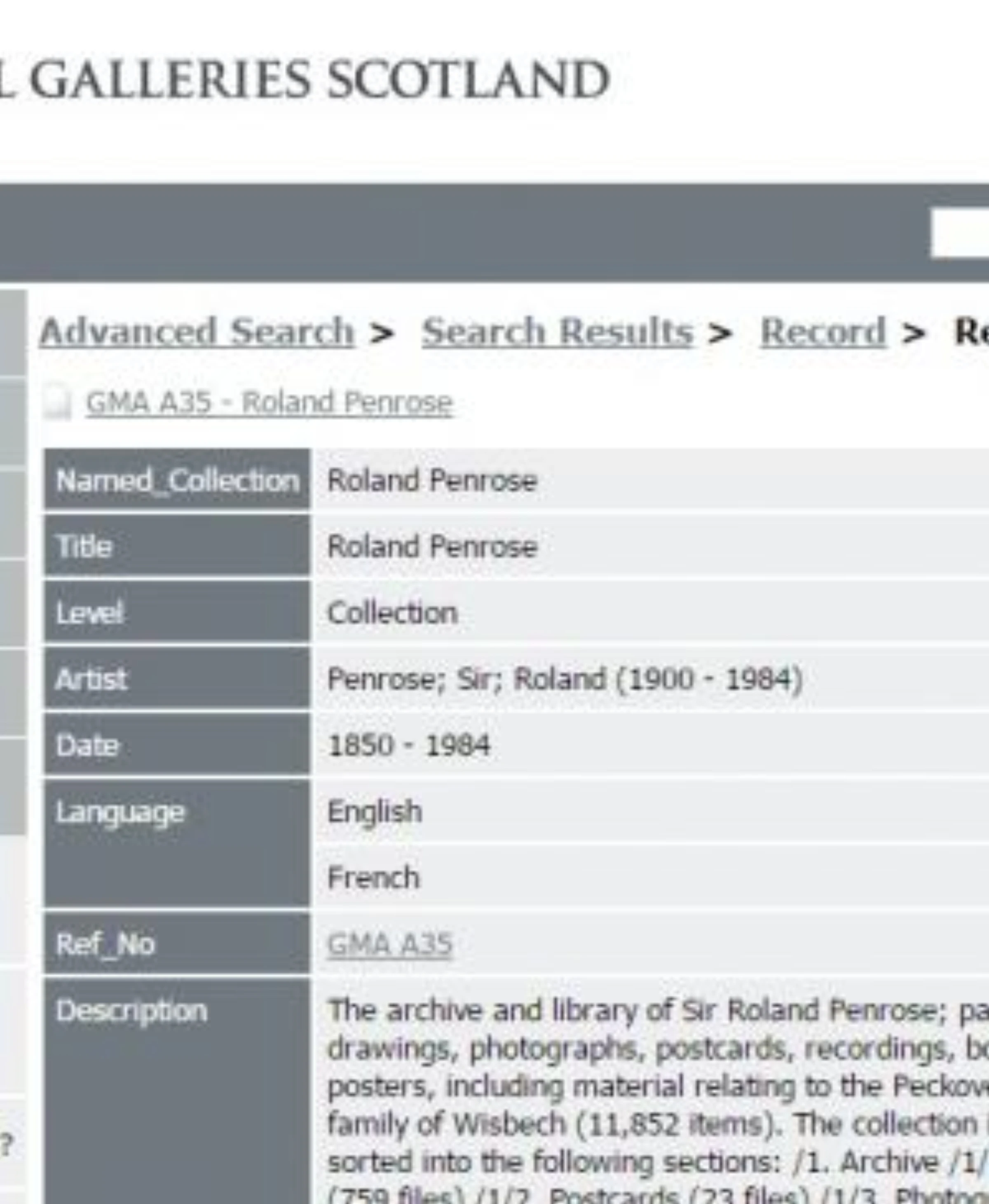 Dumile Feni drawing from the Guernica archive presentation at Museo Reina Sofía.