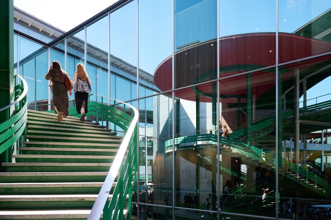 General view of visitors at Art Basel