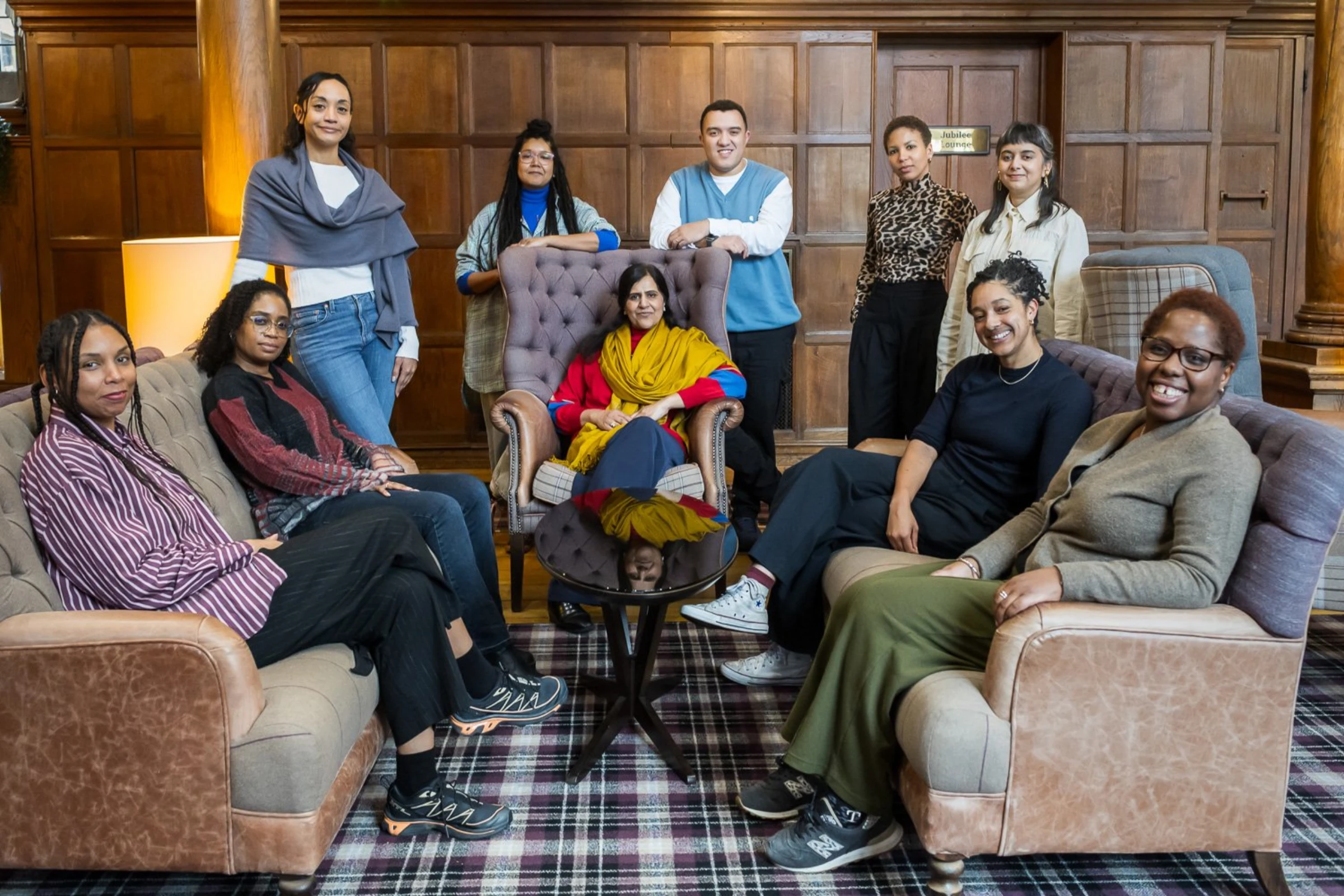 Group portrait of fellows in Art Fund’s Empowering Curators programme