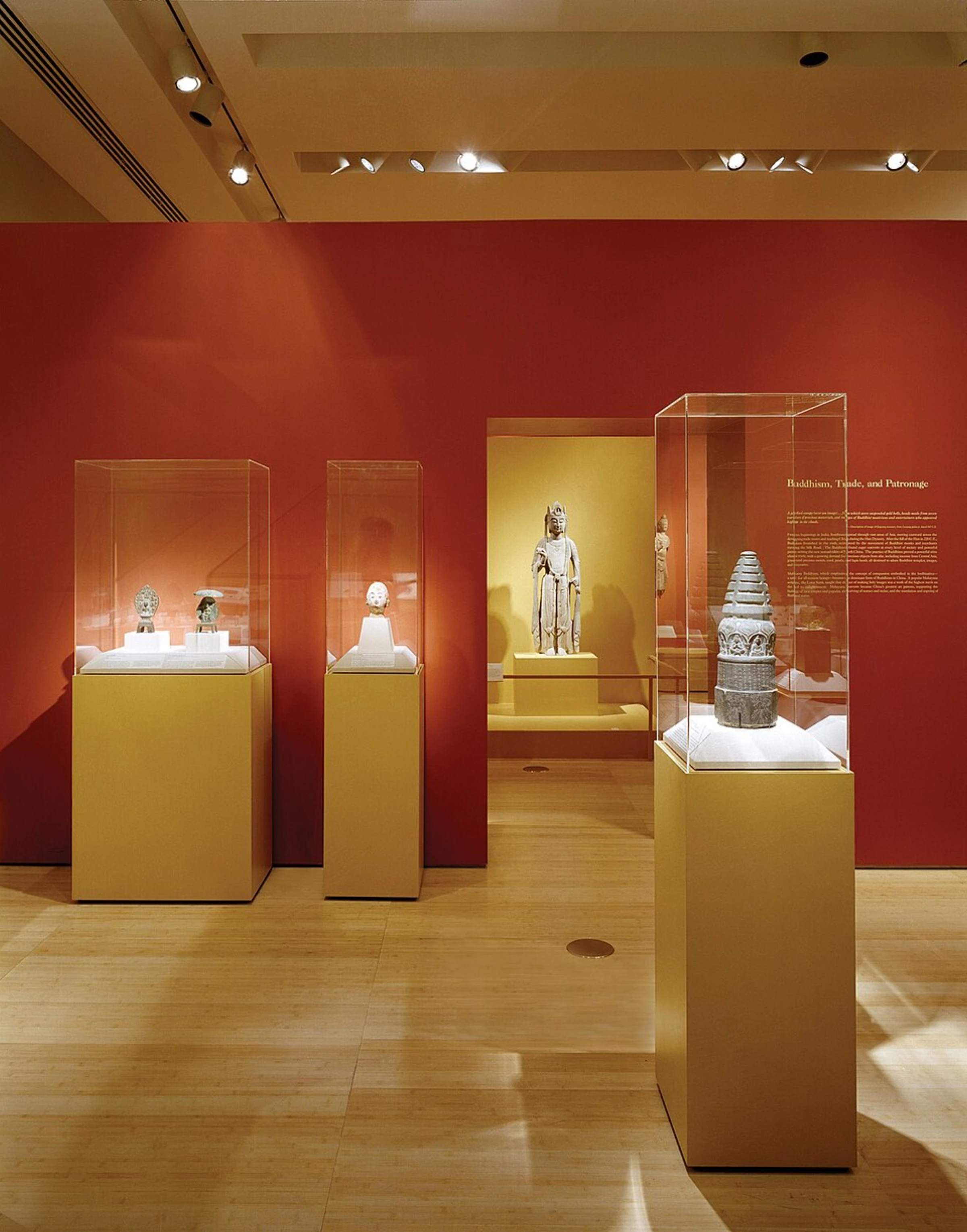 Asia Society Gallery building, representing institutional gallery spaces that manage artist estates and exhibitions