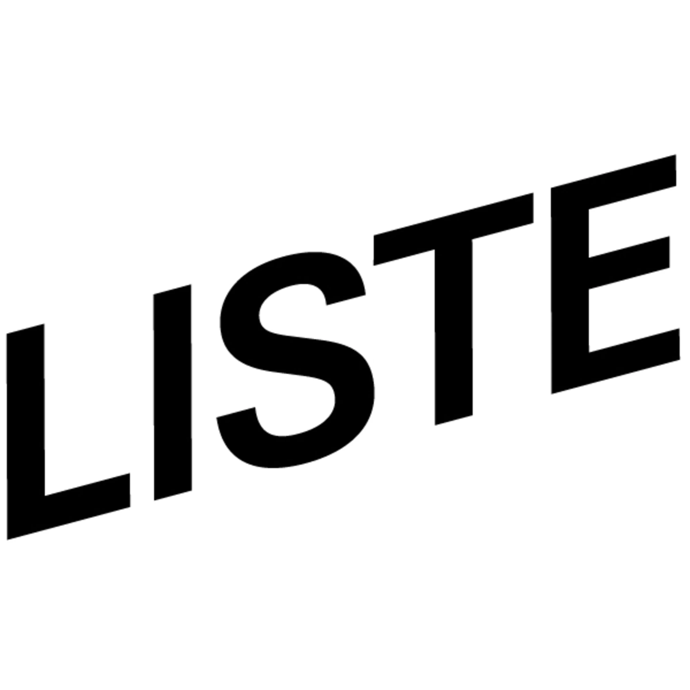 Liste Art Fair Basel logo on a white field