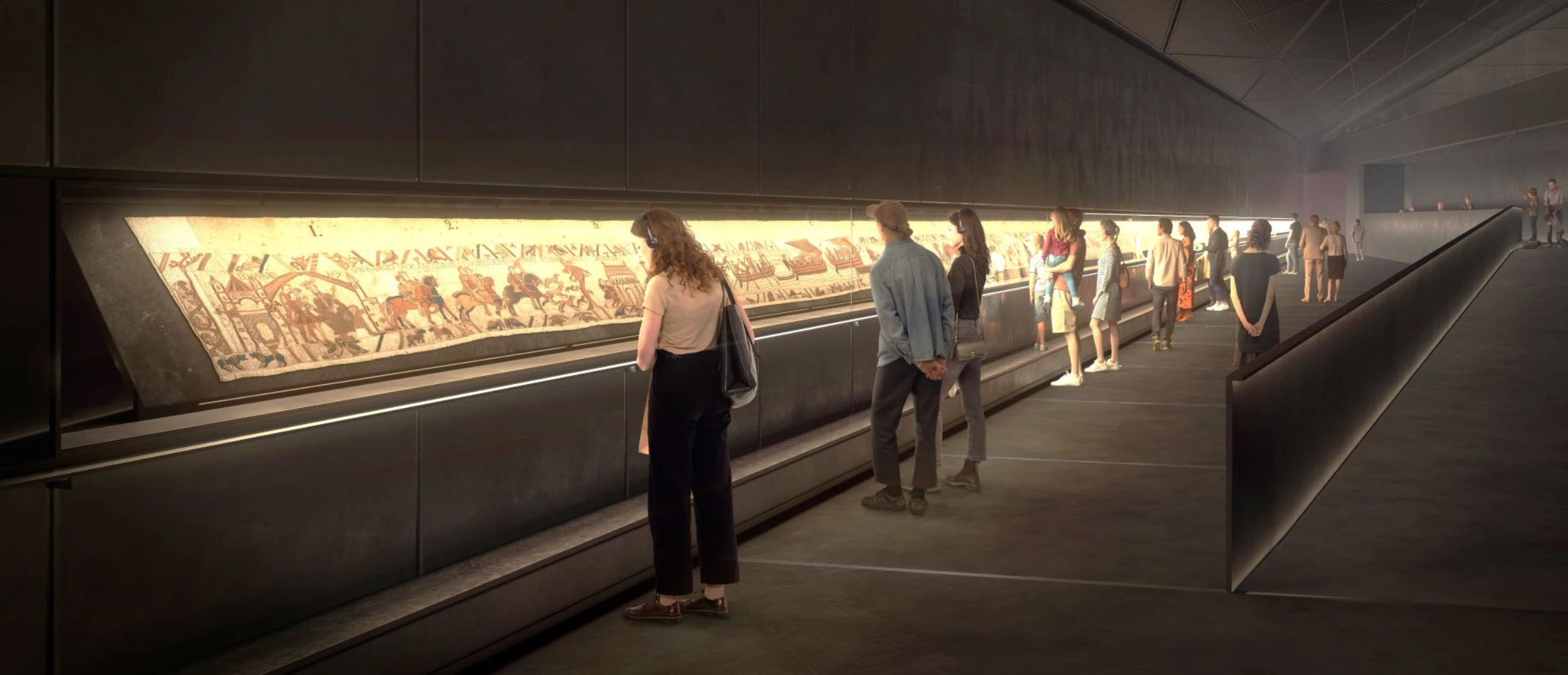 Architectural visualisation of the future Bayeux Tapestry Museum from the institution's redevelopment page