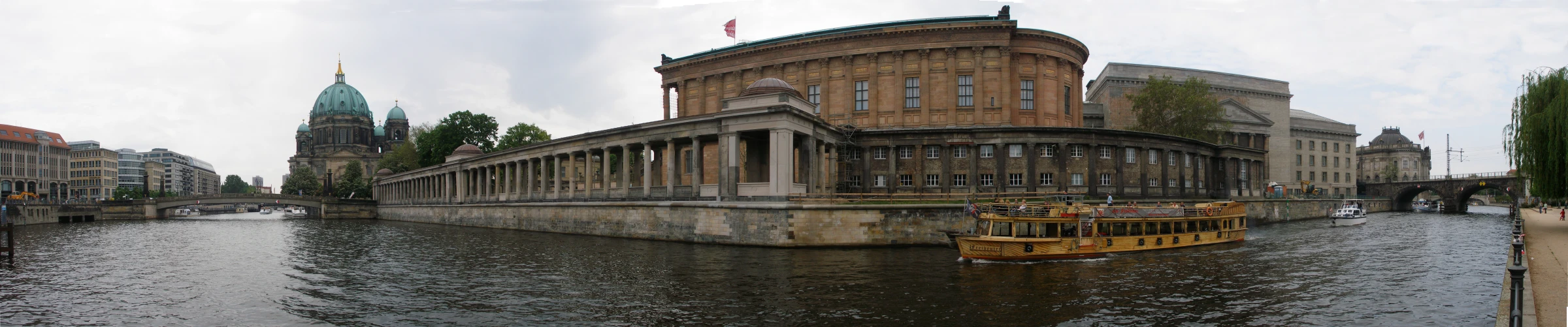 Museum Island skyline in Berlin at dusk