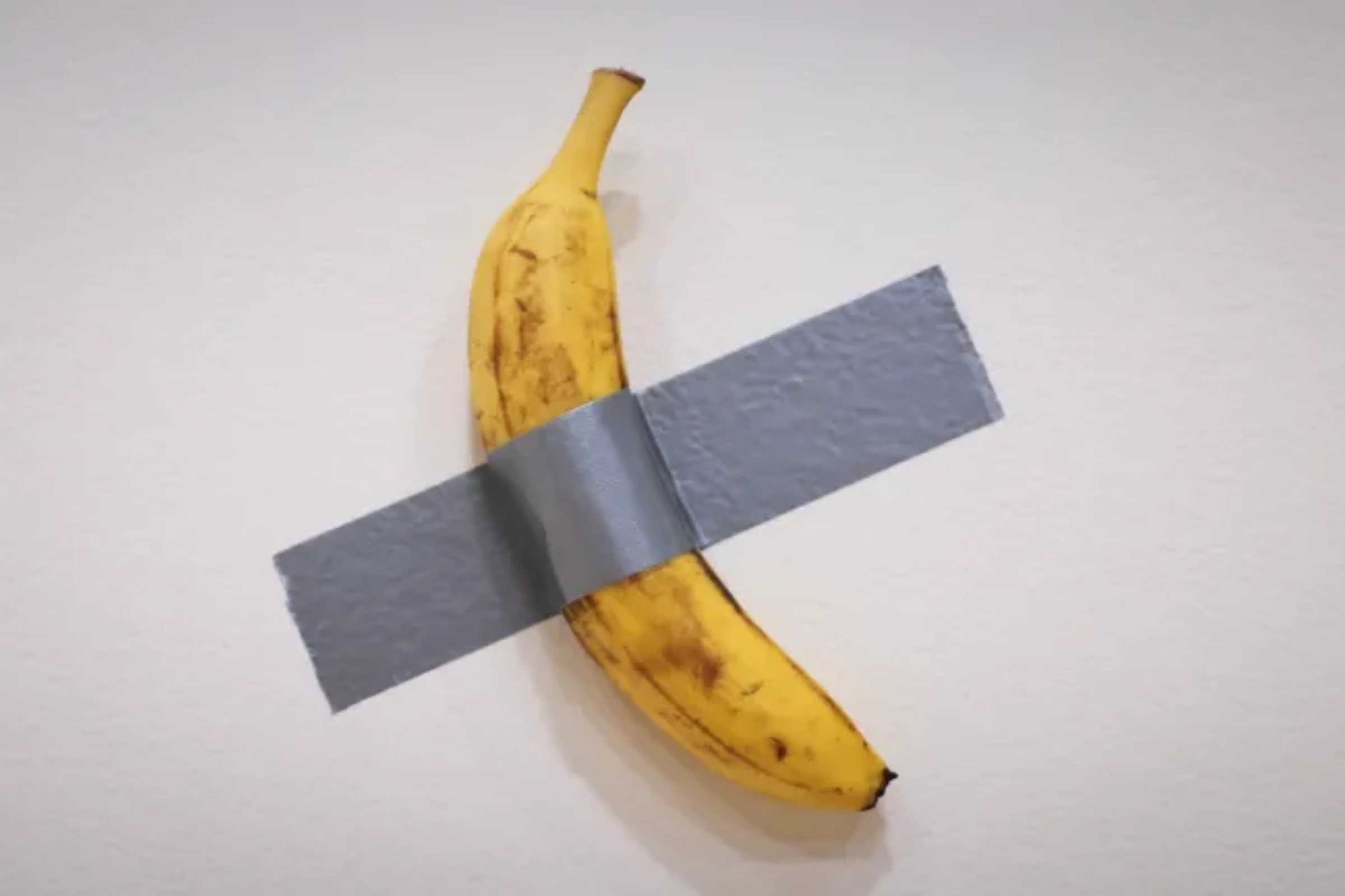 Maurizio Cattelan's Comedian installation