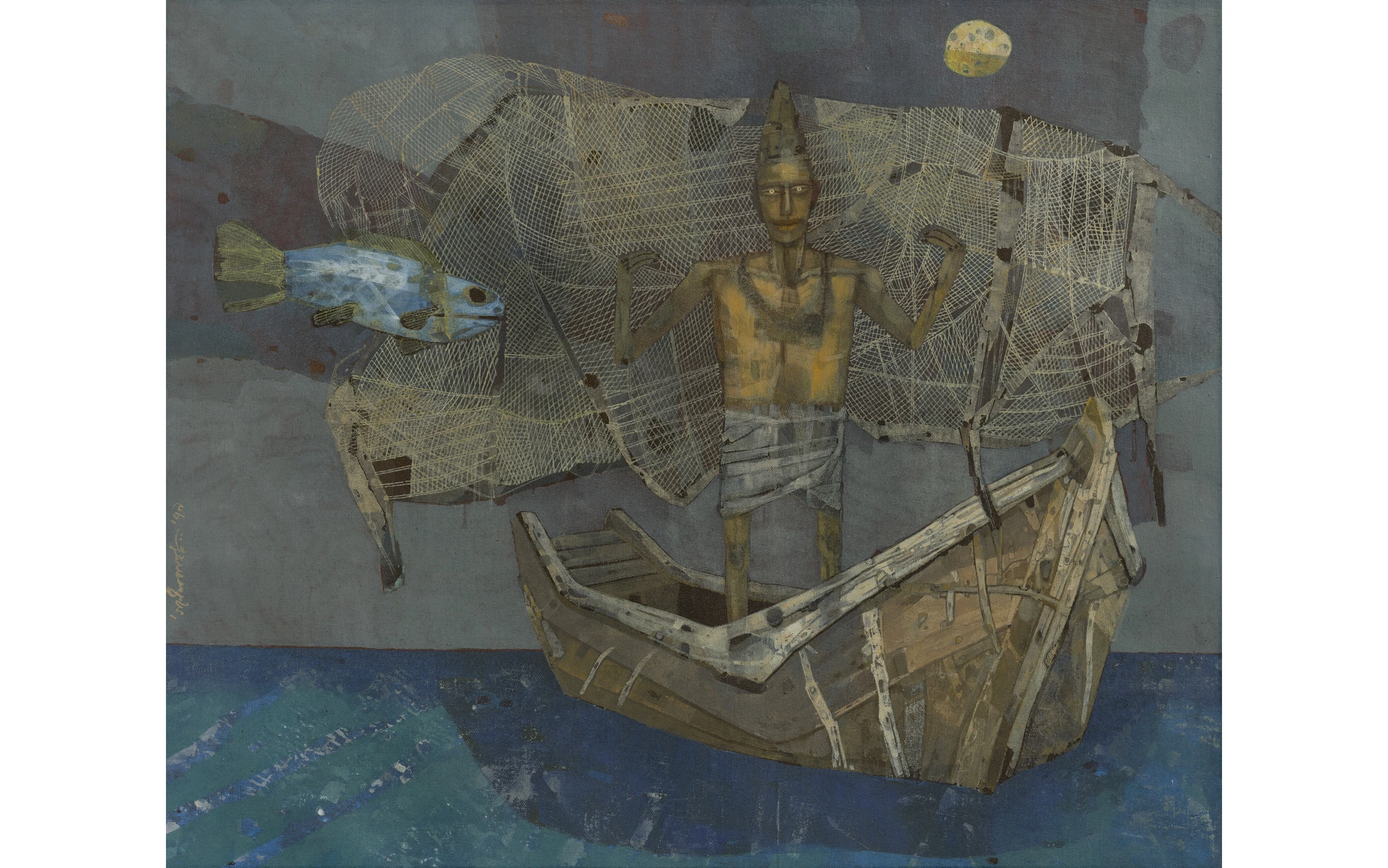 Promotional image for Christie's Sublime Shadows South Asian art auction in London.