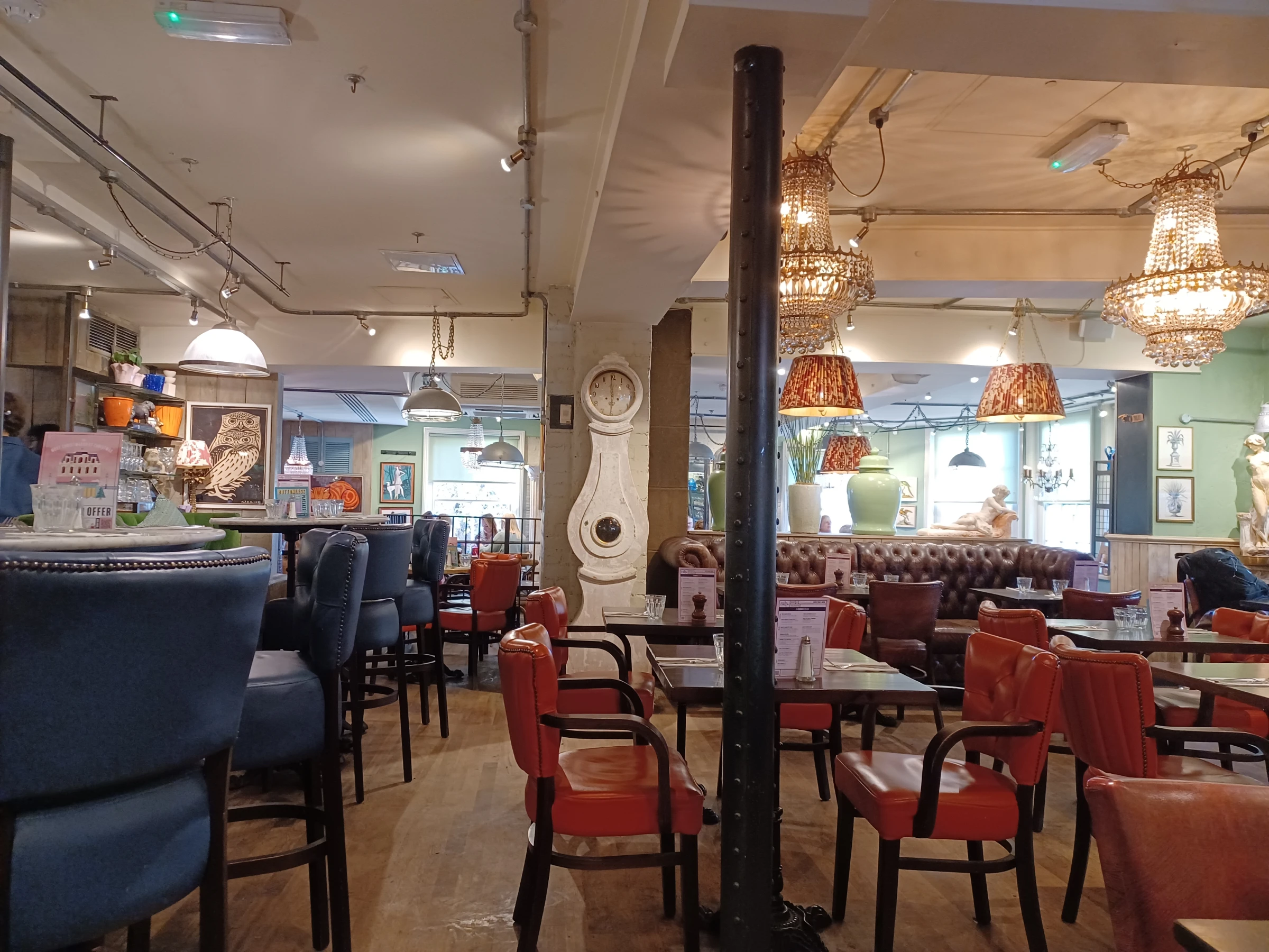 Christies London galleries prepared for Surreal evening sale