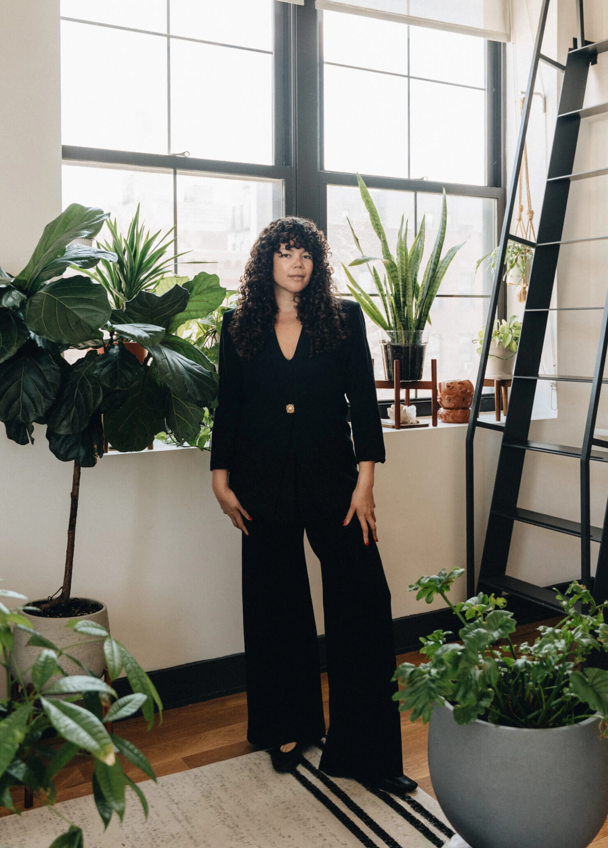 Curator Allison Glenn portrait used in Toronto Biennial materials.