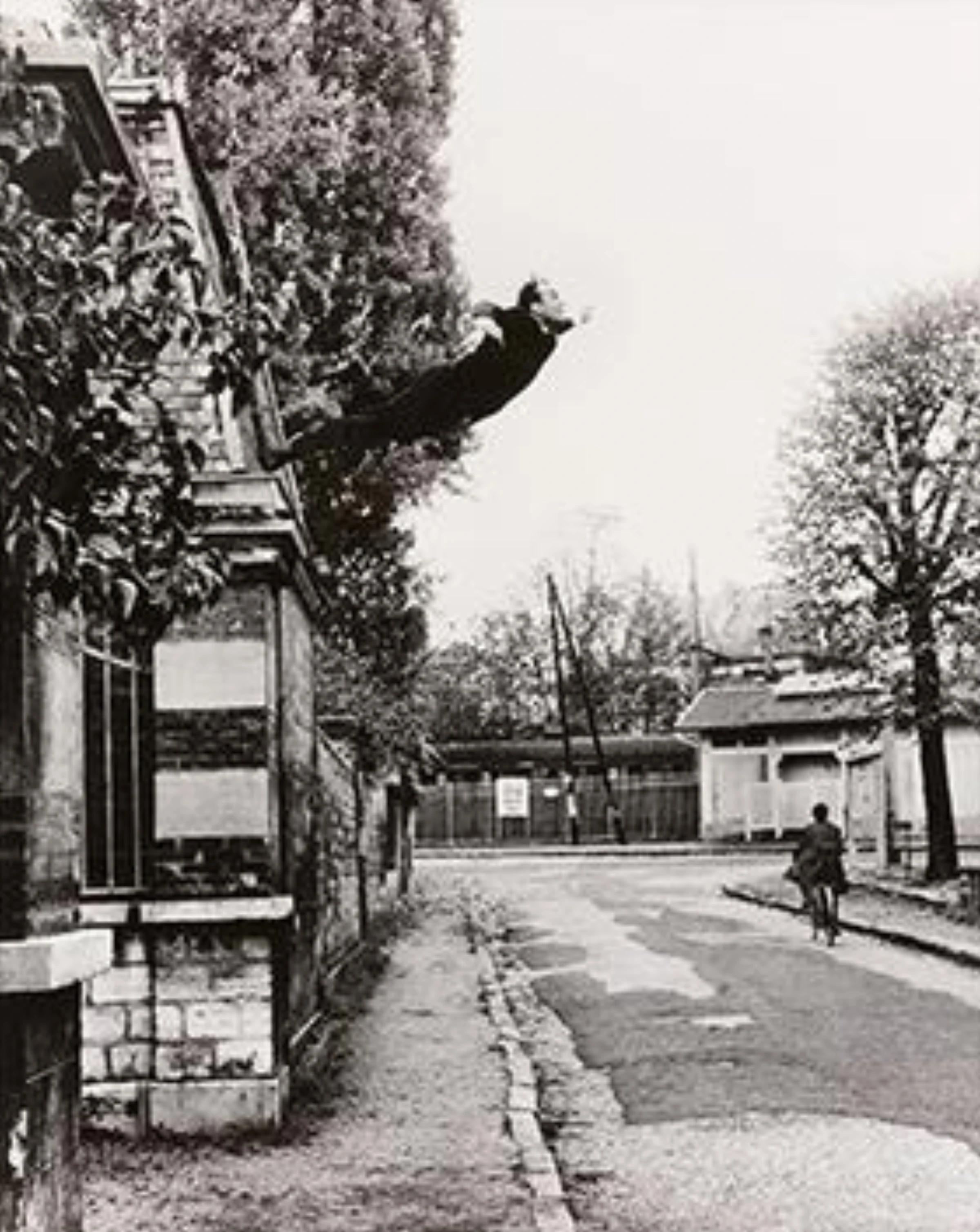 Yves Klein Leap into the Void 1960 performance art photograph