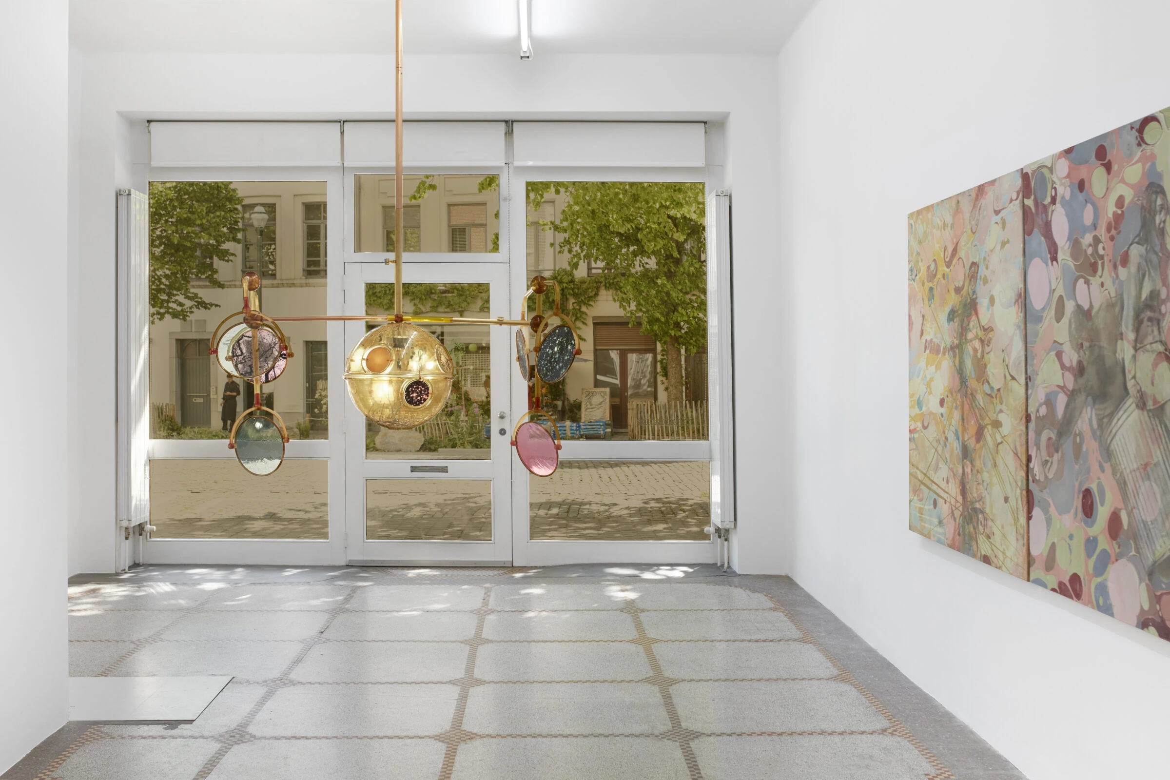 Installation view of Alexandra Metcalf exhibition at dépendance in Brussels