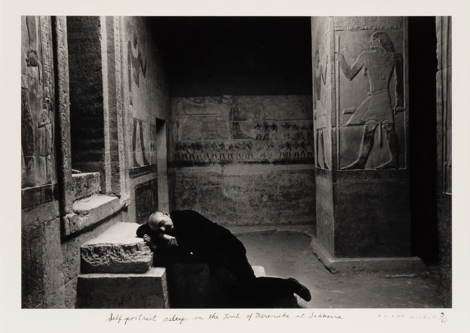 Work by Duane Michals shown on the artist page of DC Moore Gallery