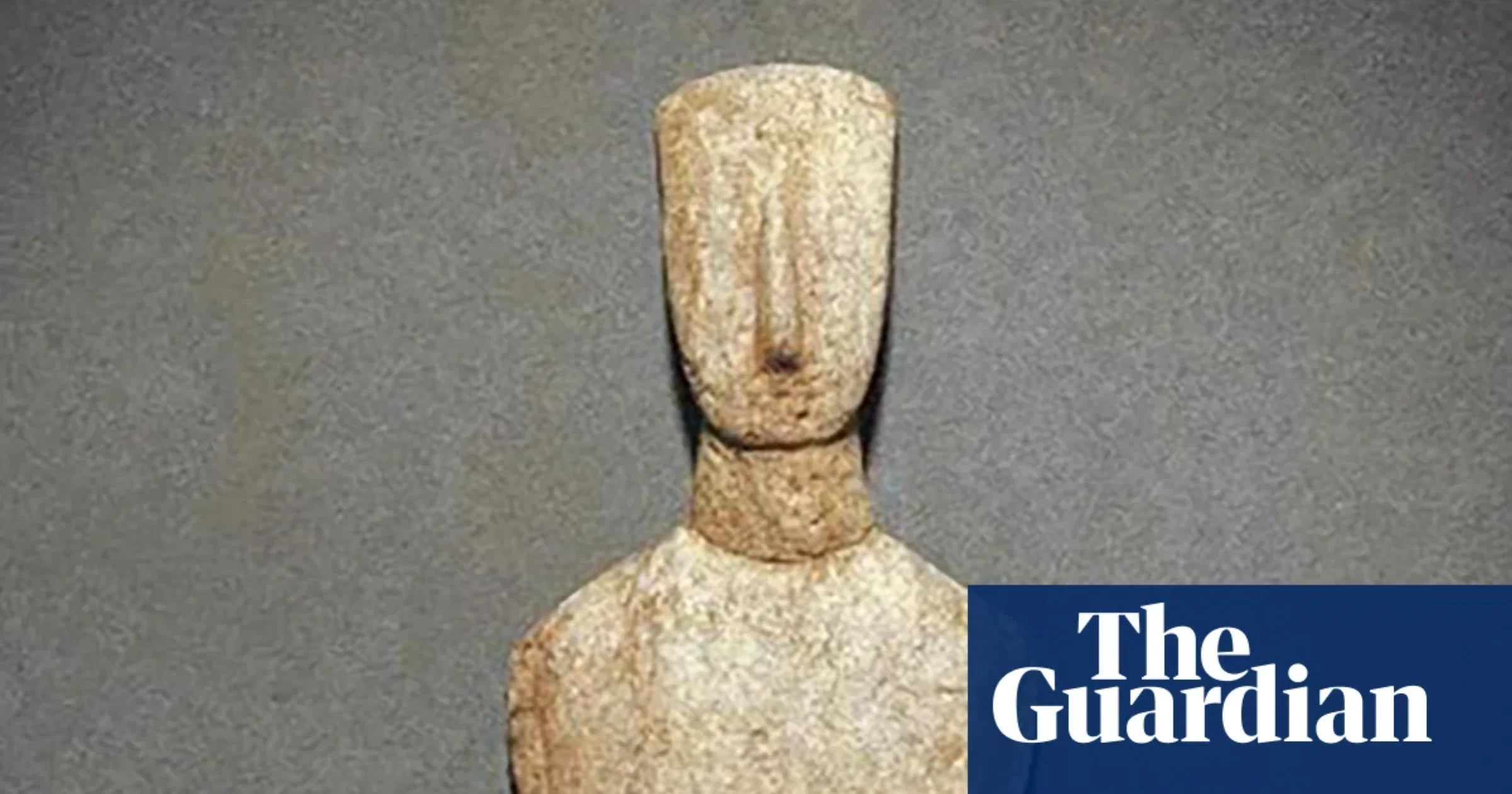 Photograph of fake ancient statues and forged paperwork presented in the Sotheby's fraud case