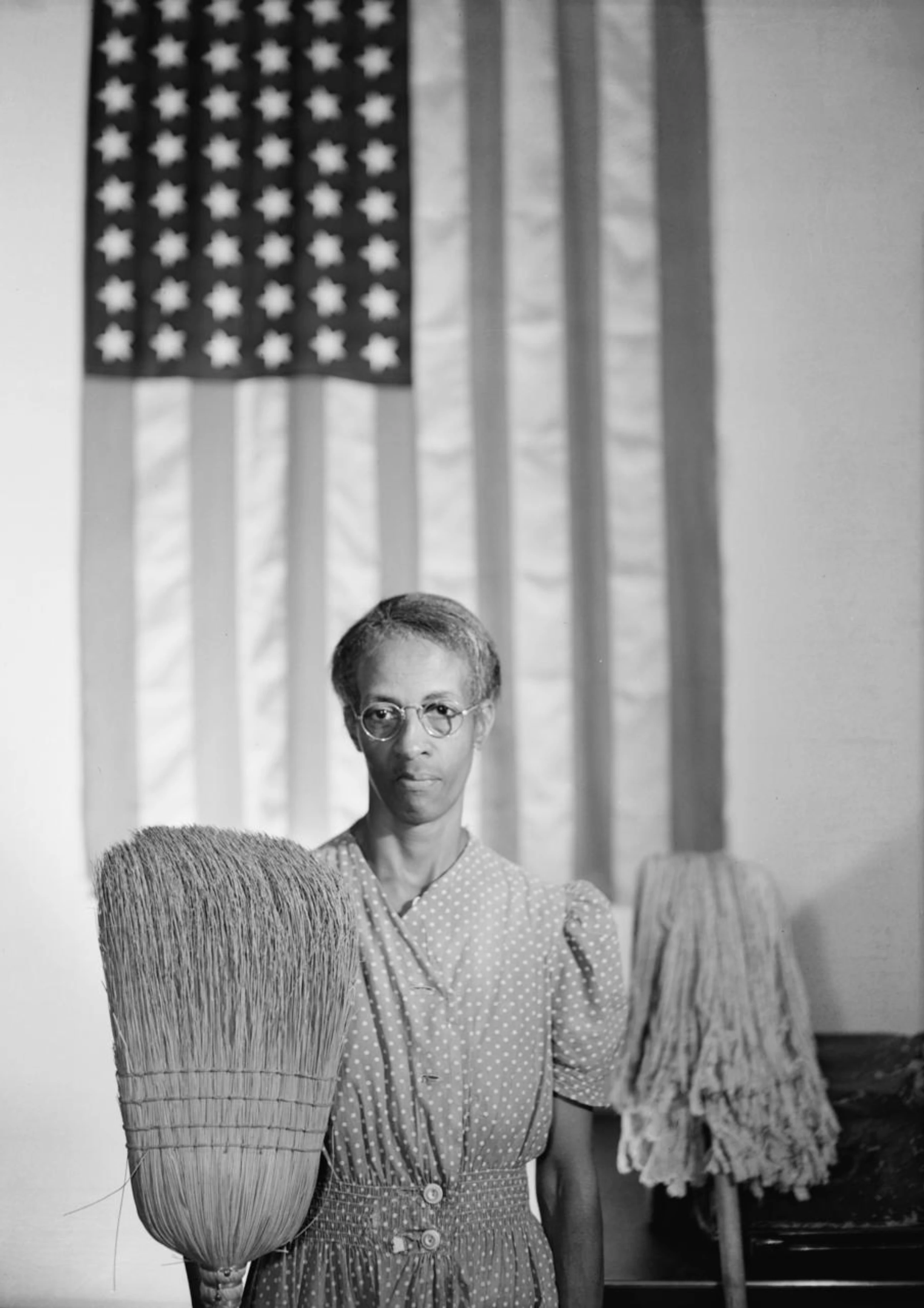 American Gothic, Washington, D.C., 1942, photograph by Gordon Parks