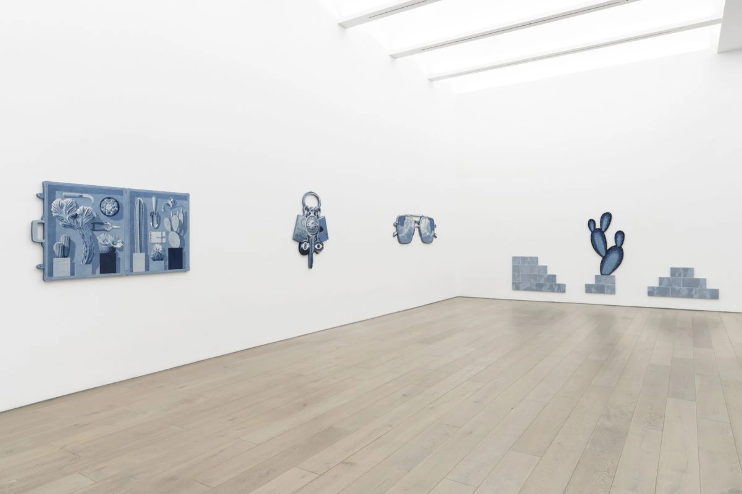 Detail view from Nick Doyle's Collective Hallucinations psychic-parlor installation at Perrotin New York