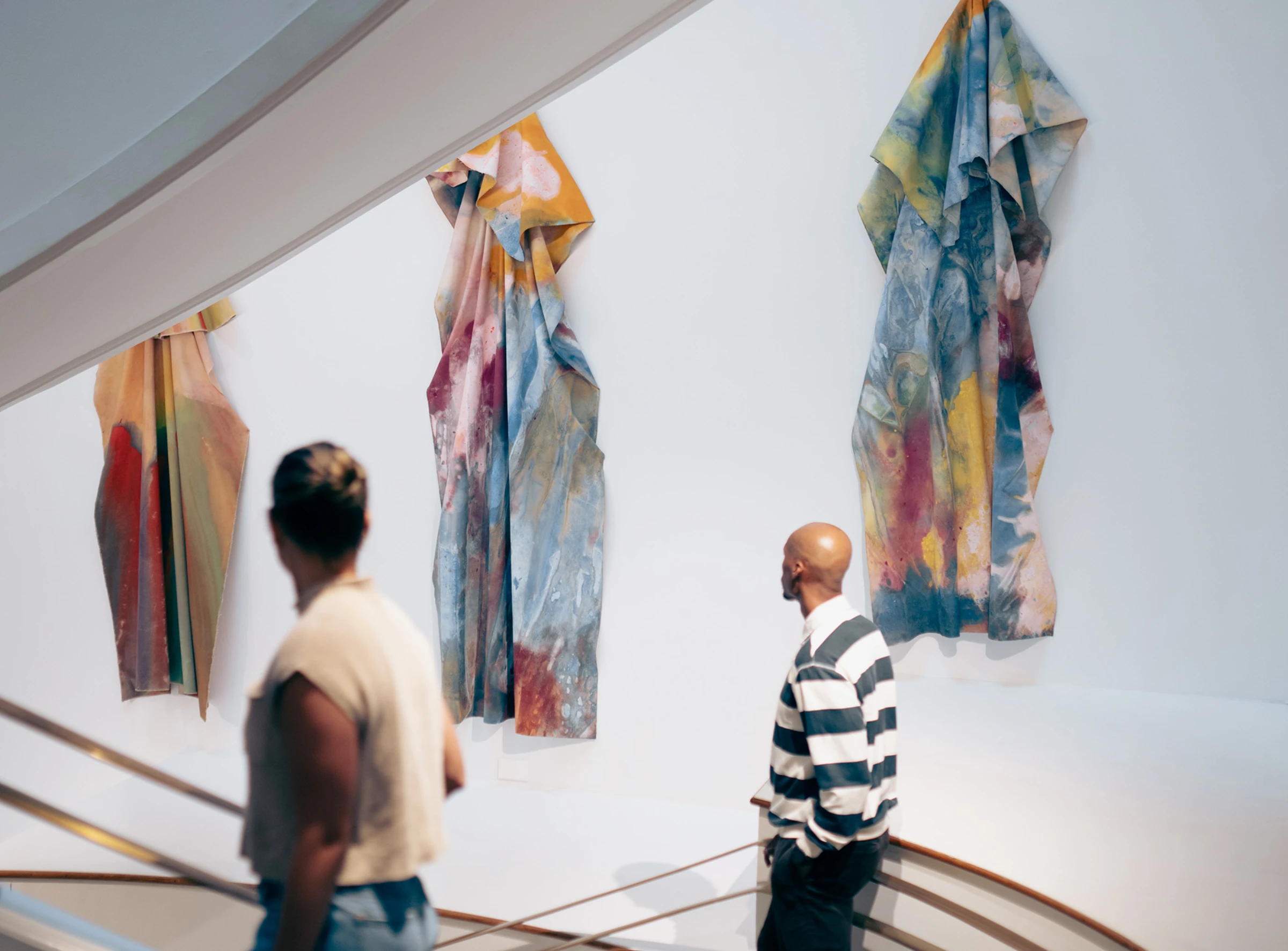 Sam Gilliam draped artwork detail used on the Phillips Collection strategic plan page