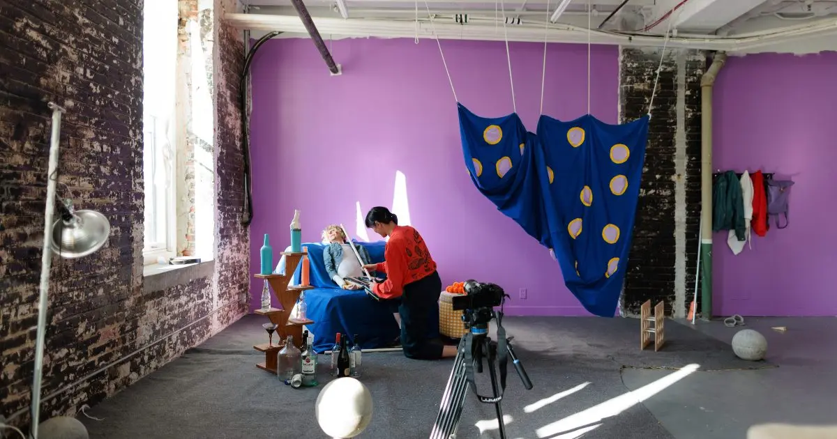 Artist residency building at Bemis Center in Omaha, illustrating how live-work infrastructure shapes artistic time