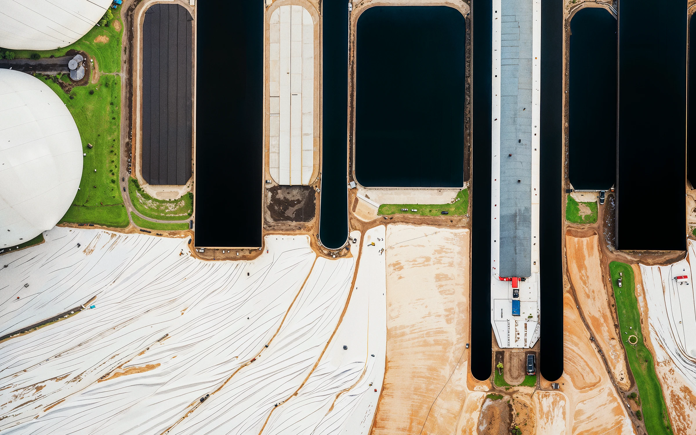 Visitors viewing contemporary works at an international art fair in Hong Kong.