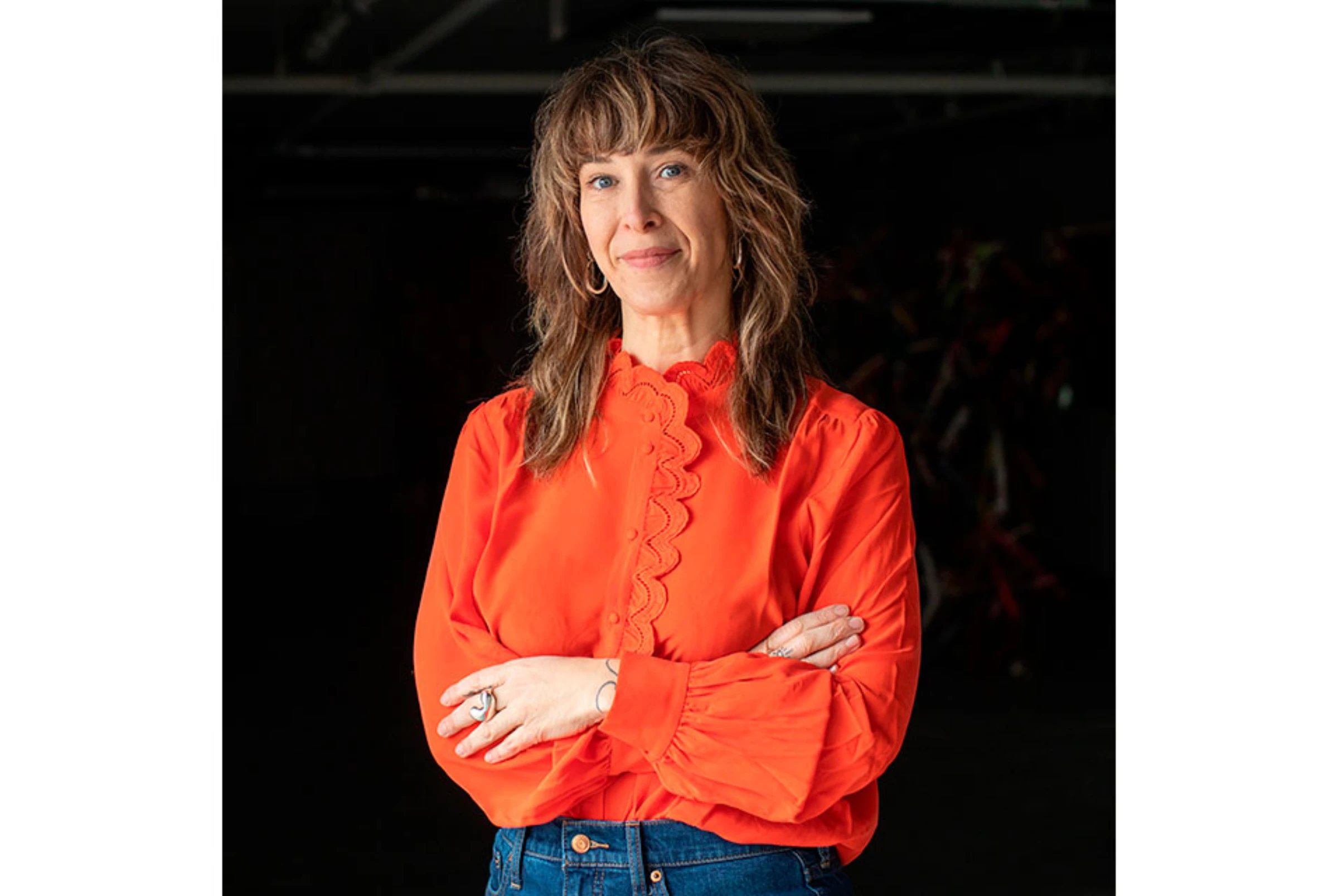 Portrait of curator Kate McNamara from appointment coverage.