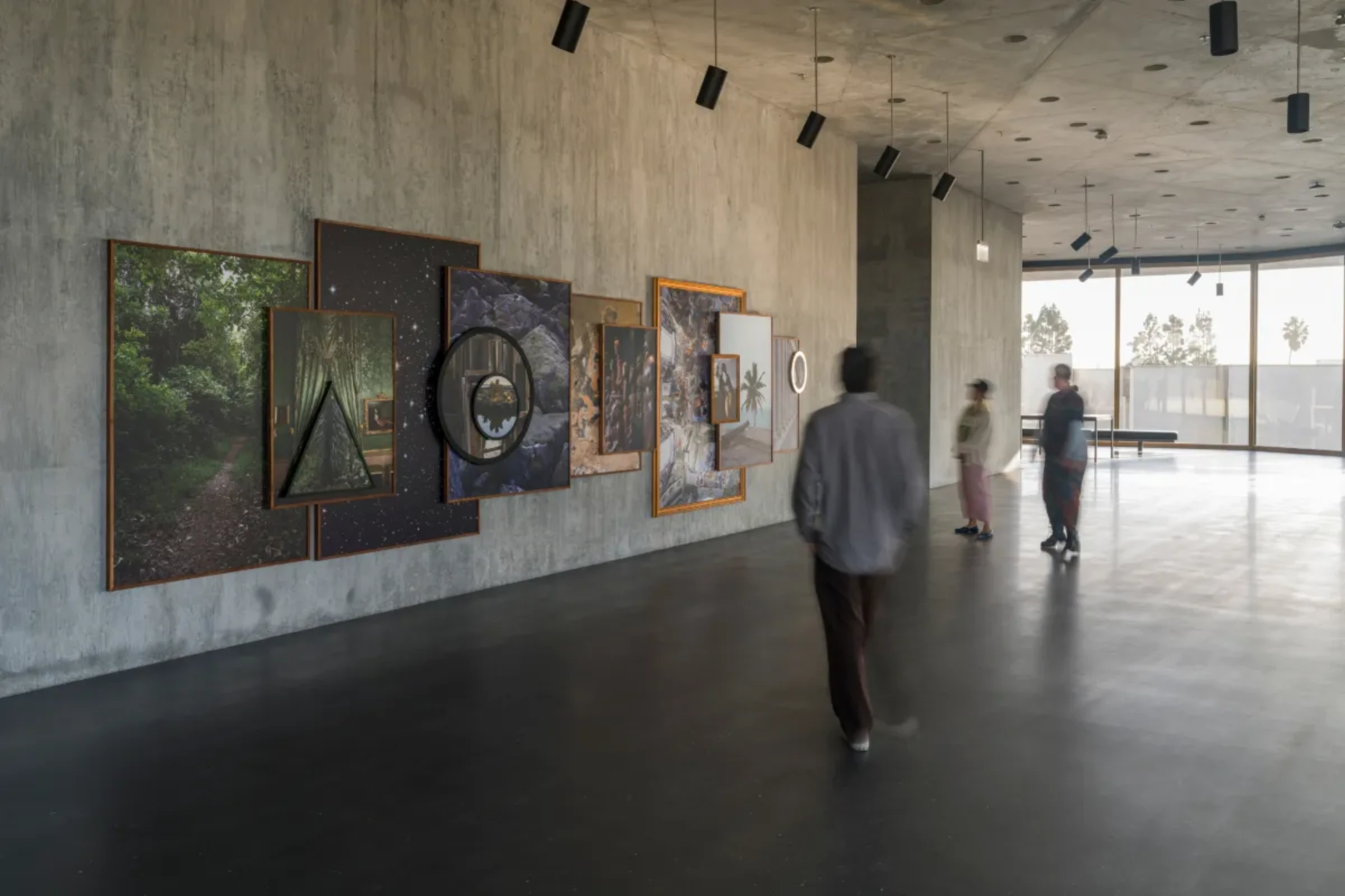 Promotional view of LACMA’s David Geffen Galleries grand opening program.