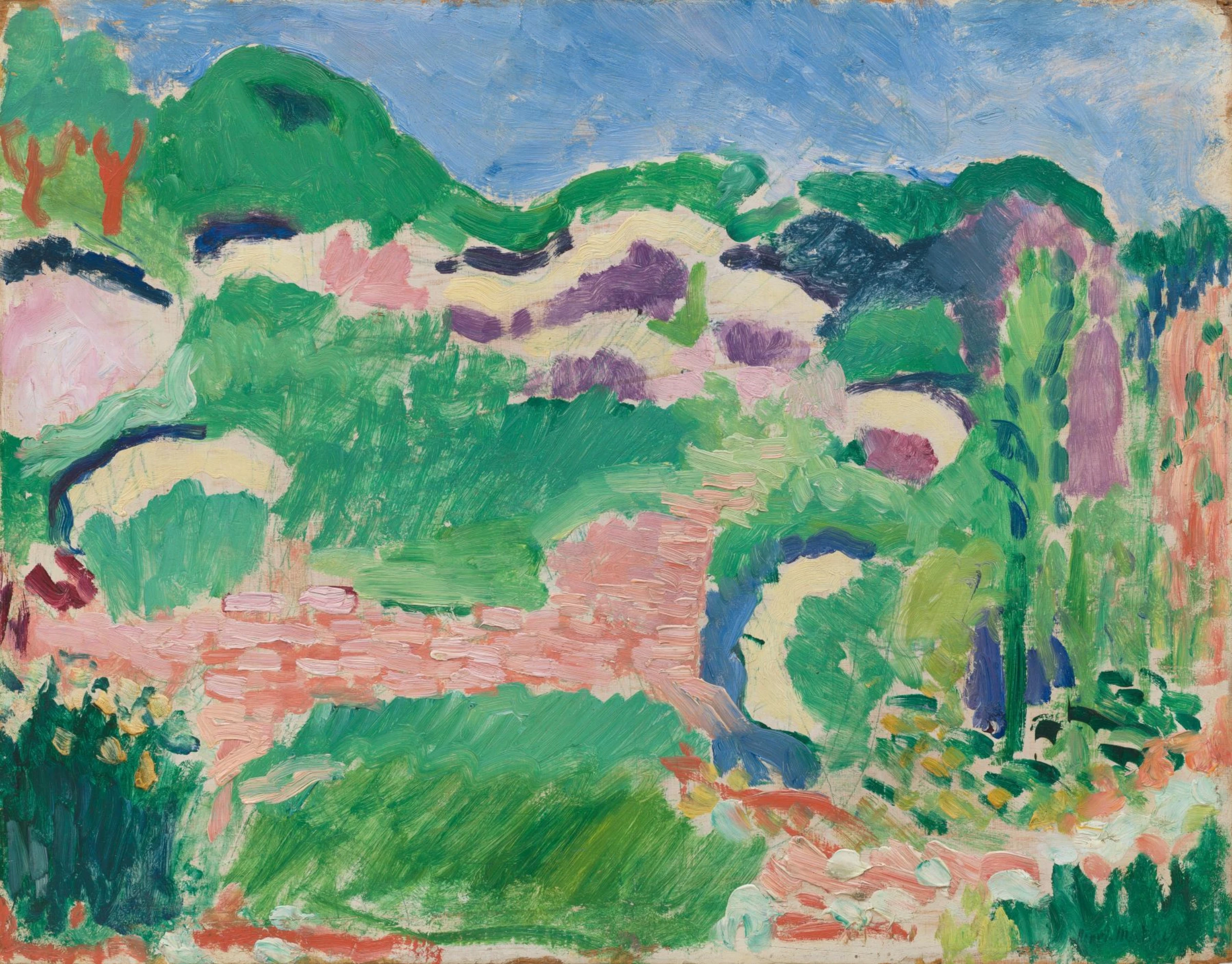 Henri Matisse artwork on display at SFMOMA, showing the vibrant color and bold composition characteristic of the artist whose Jazz series prints were stolen and recovered in Brazil