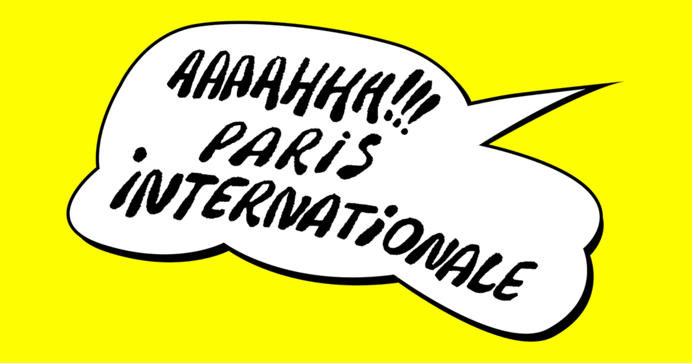 Paris Internationale graphic for its Milan edition.