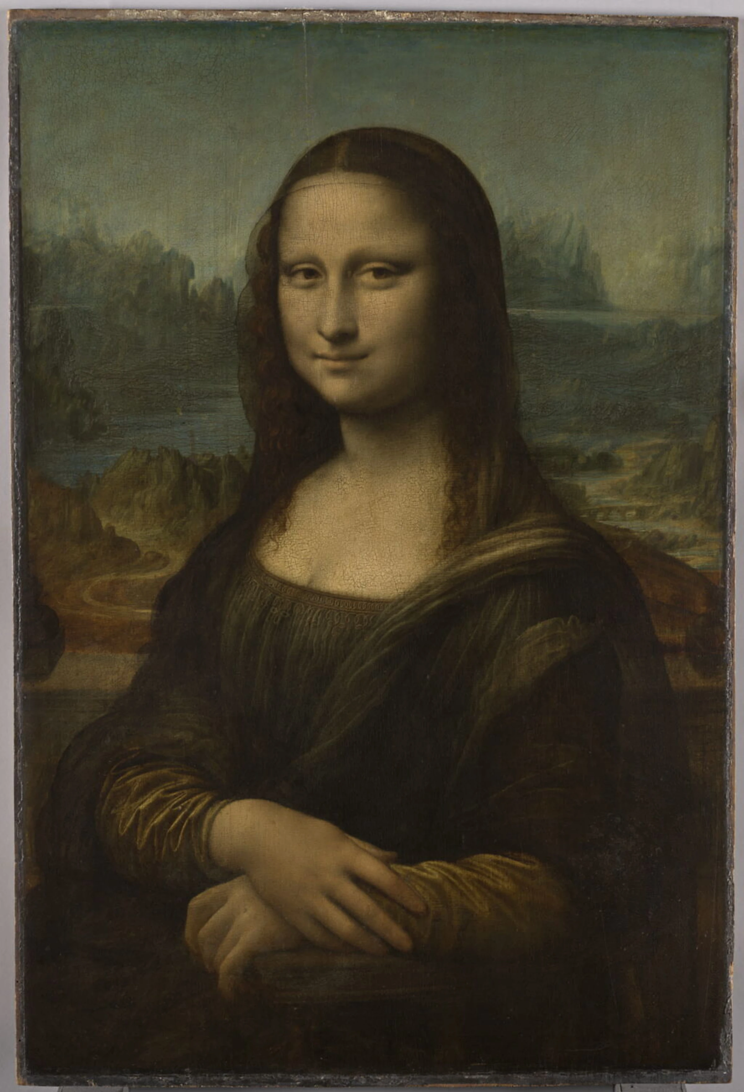 Leonardo da Vinci's Mona Lisa in the Louvre collection record.