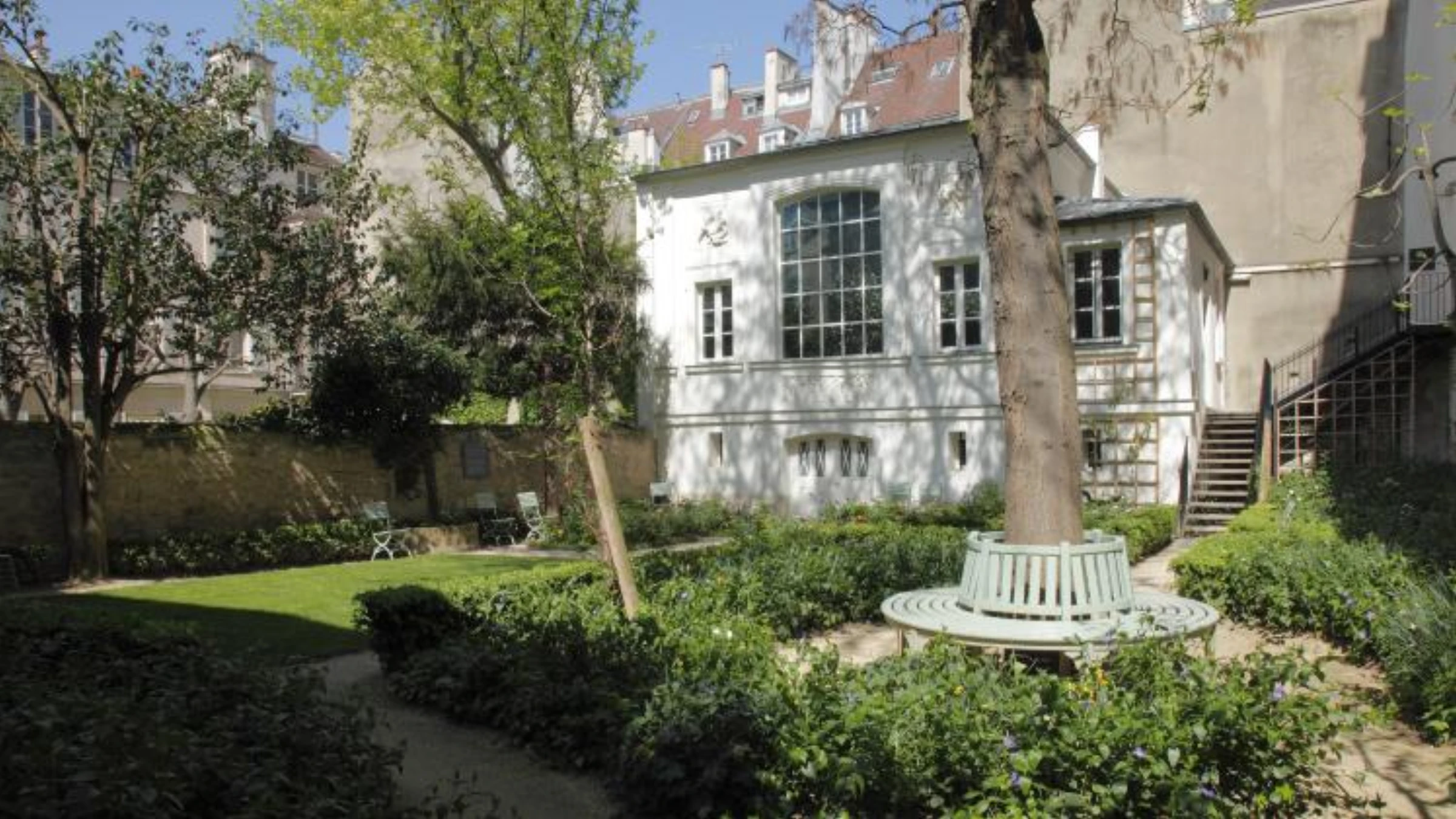 View of the Louvre complex in Paris.