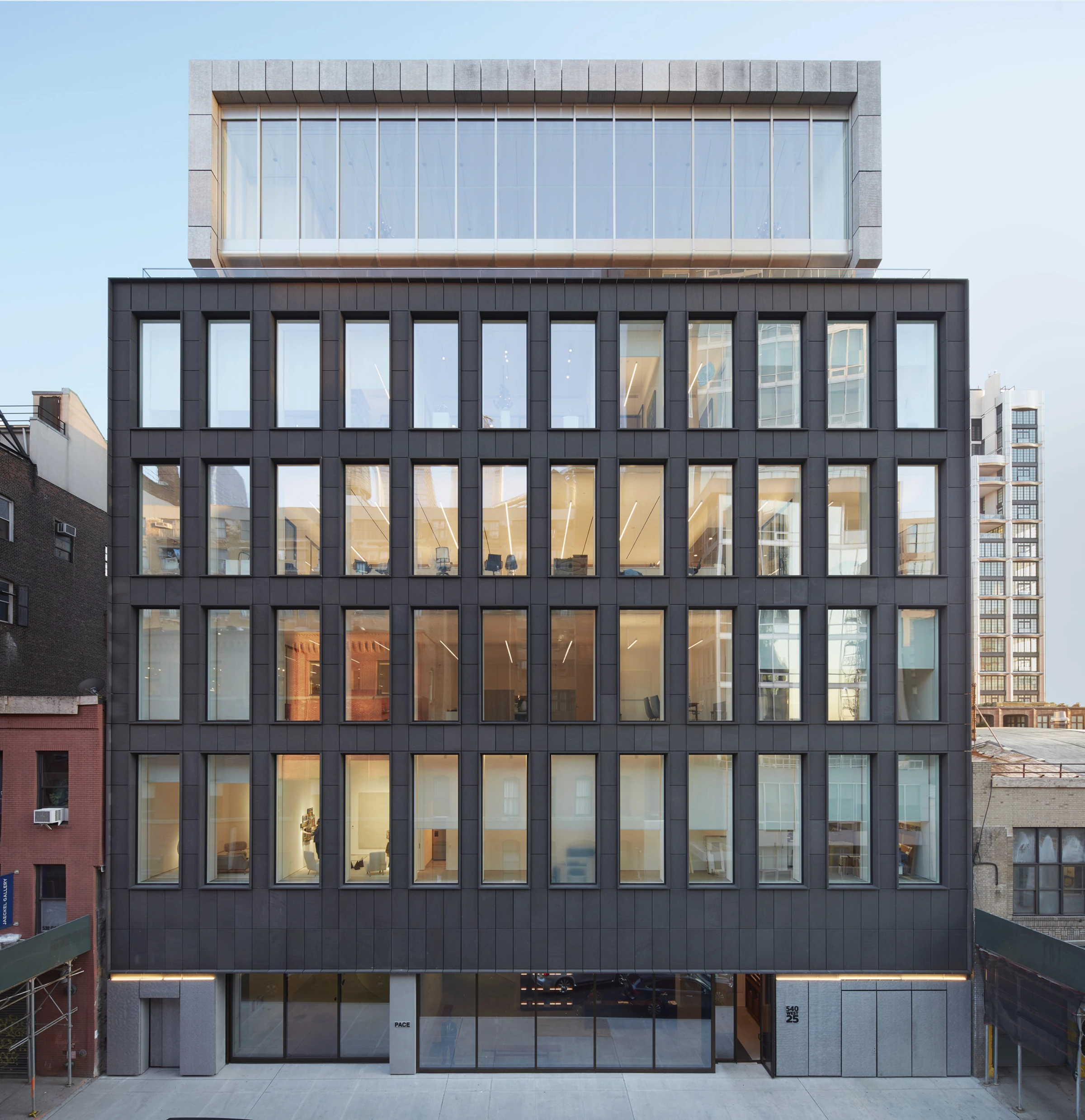 Pace Gallery exterior in New York