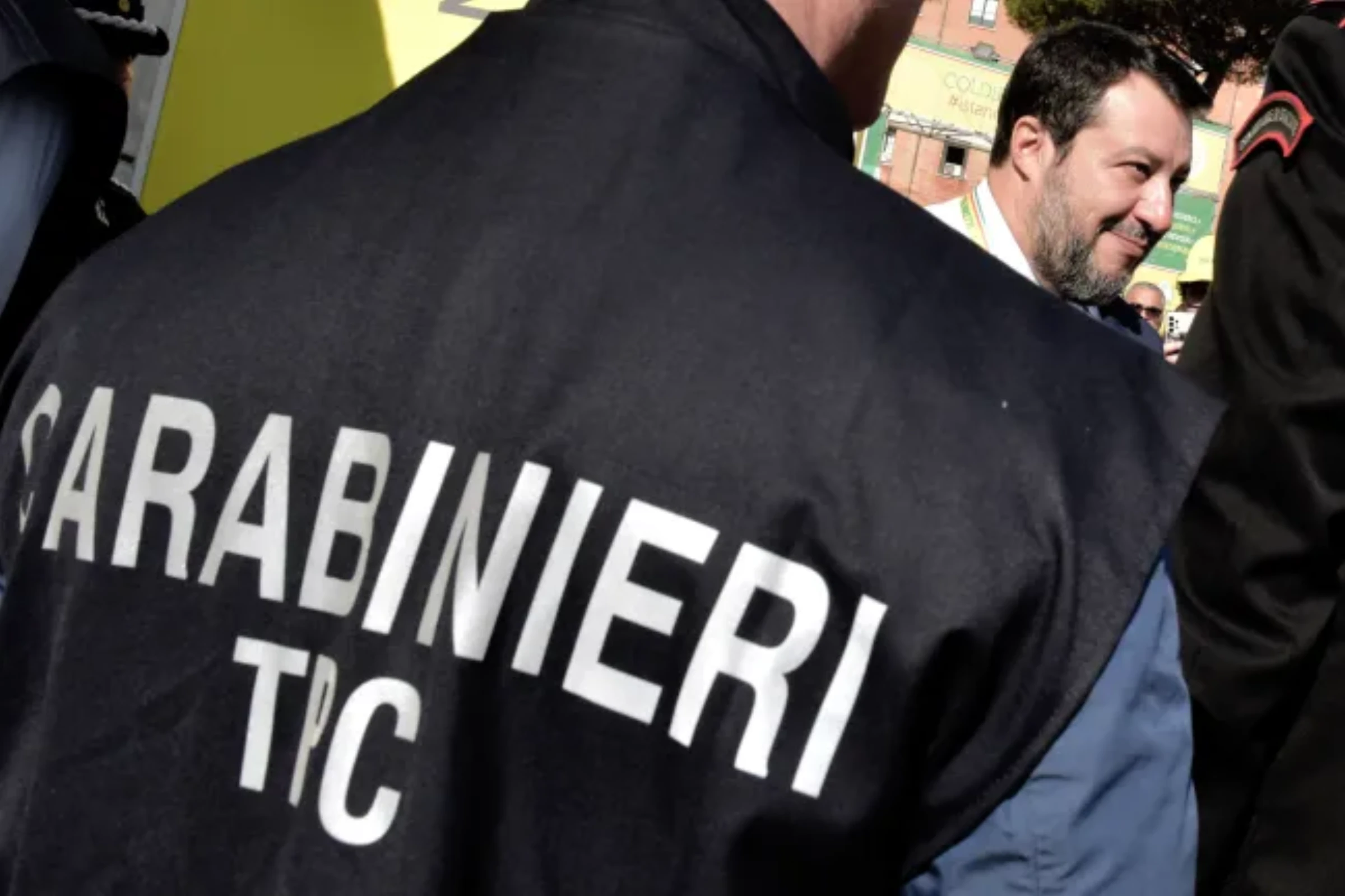 Officers from the Carabinieri Art Recovery Squad in Rome examining recovered artworks stolen from the Magnani Rocca Foundation near Parma