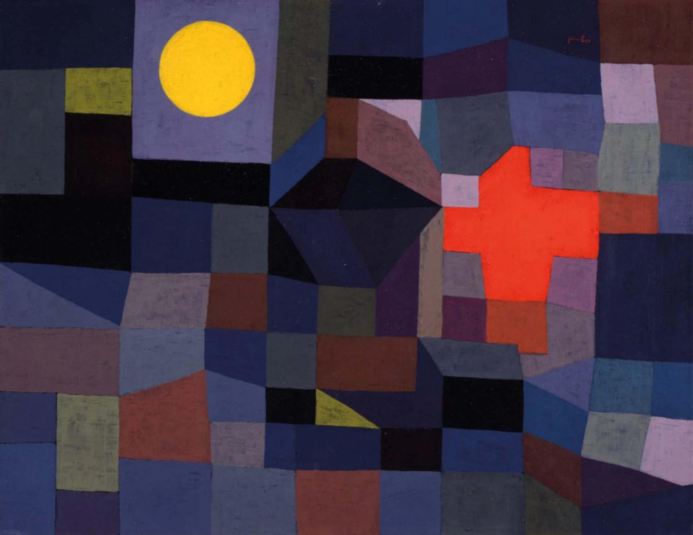 Paul Klee painting used in promotion for the Jewish Museum exhibition Other Possible Worlds.