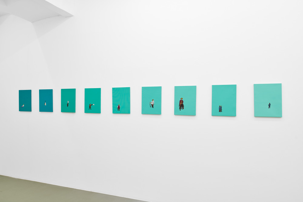Installation view of Paulo Nazareth: ALLEMANN at Meyer Riegger Berlin