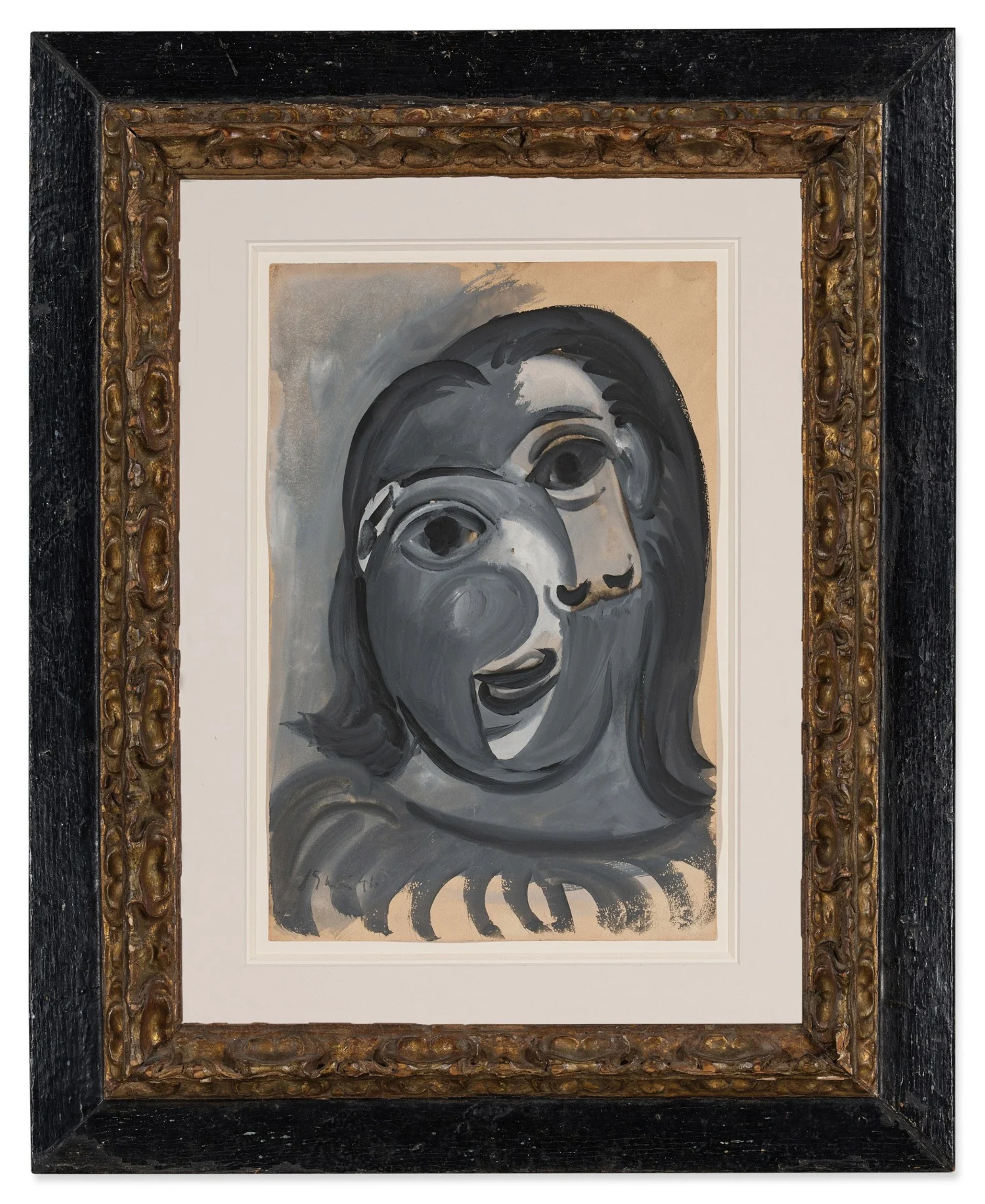 Pablo Picasso's Tete de femme (1941), selected for a Paris charity raffle.