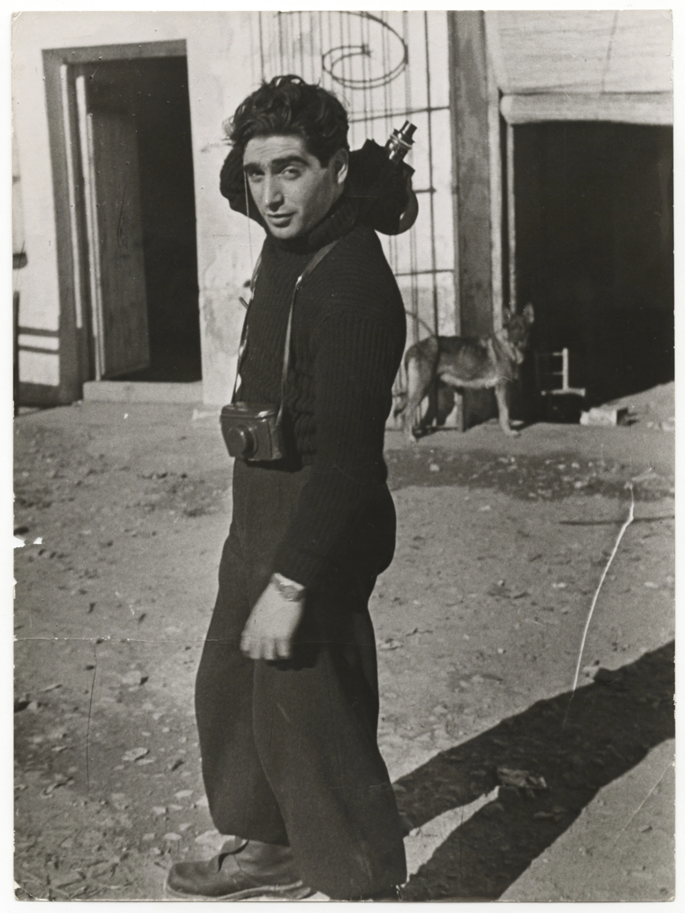 Robert Capa portrait from the International Centre of Photography archive
