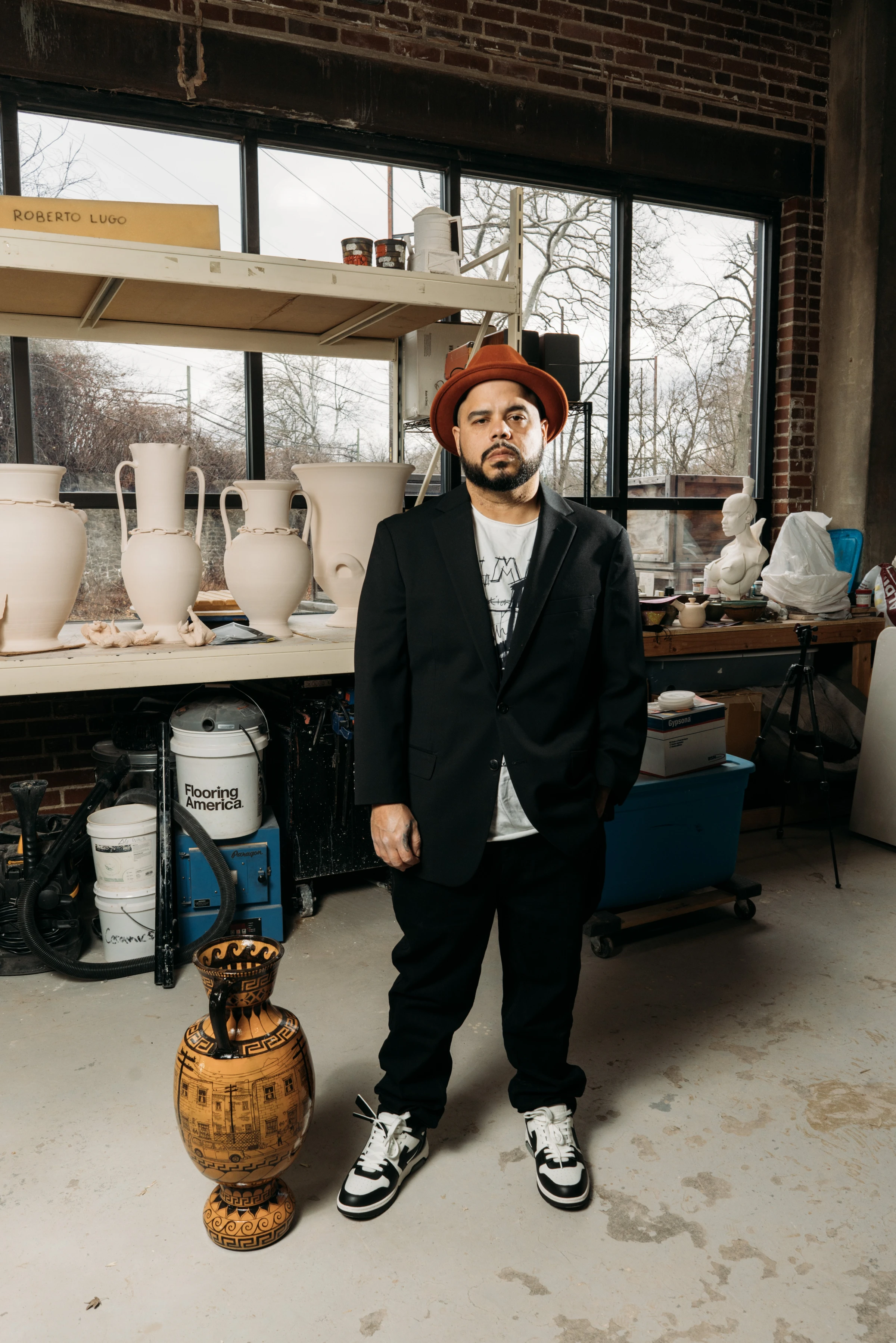 Portrait of artist Roberto Lugo used by Madison Square Park Conservancy for his 2026 exhibition page