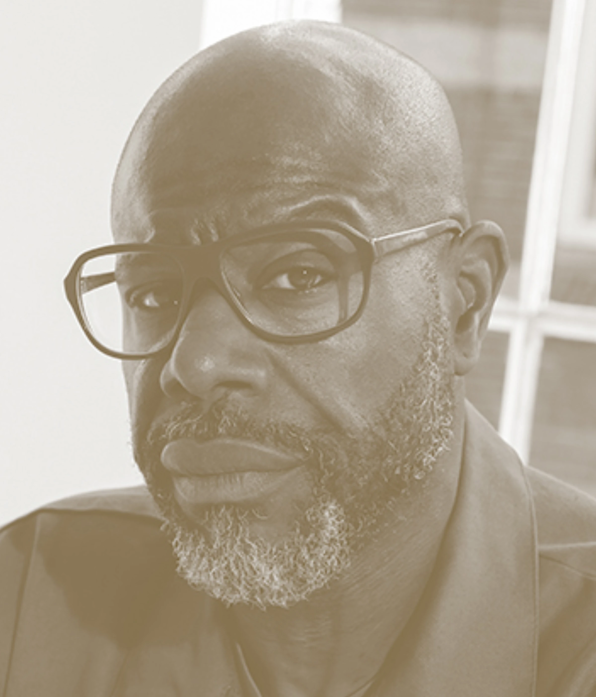 Portrait of Steve McQueen published by the Erasmus Prize foundation.