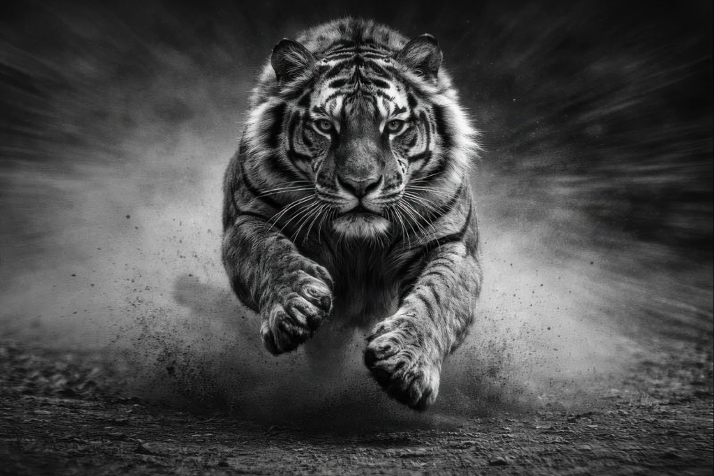 Wildlife photograph by Rowan Blackwell showing a lion against a dark ground