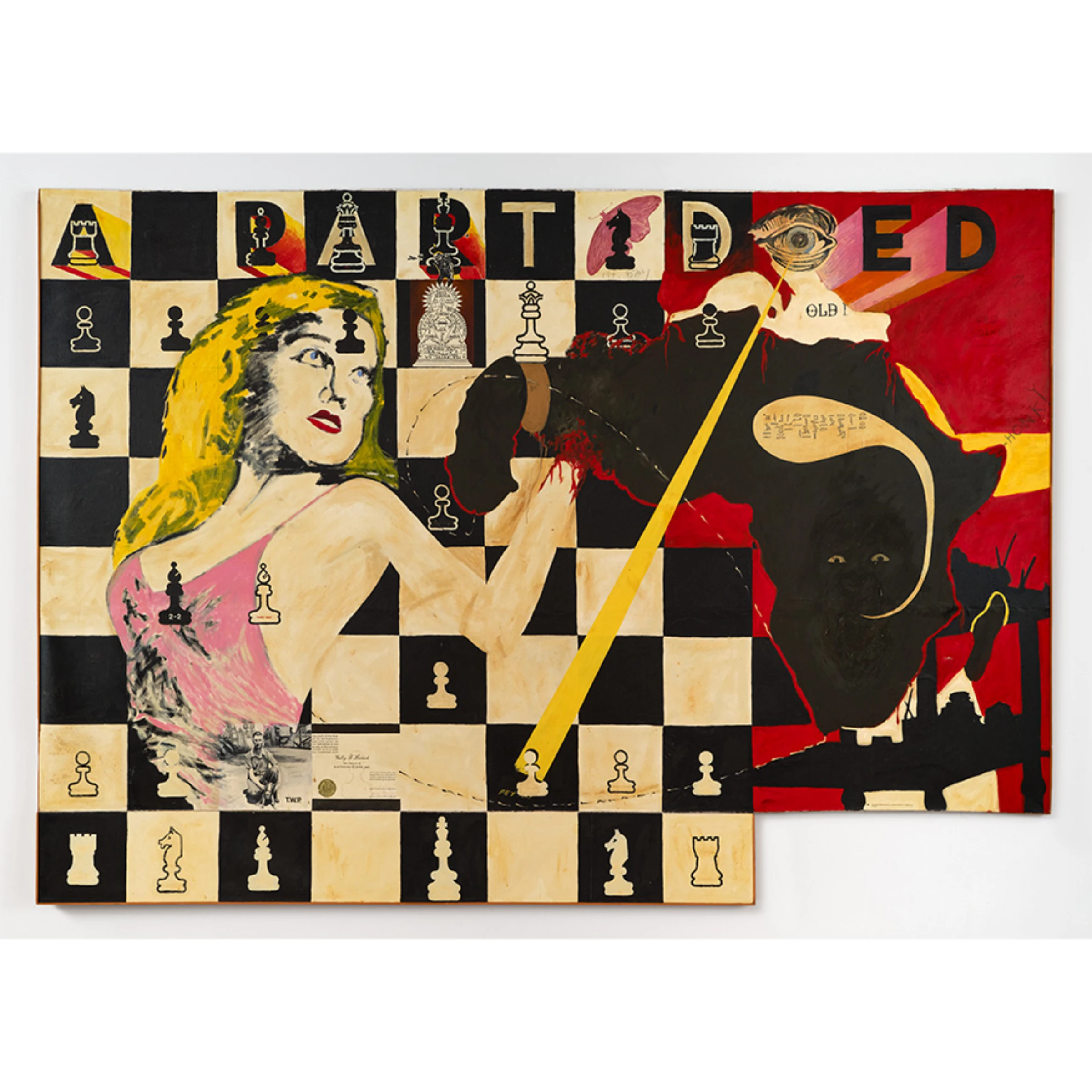 Installation image from Wally Hedrick exhibition at The Box in Los Angeles.