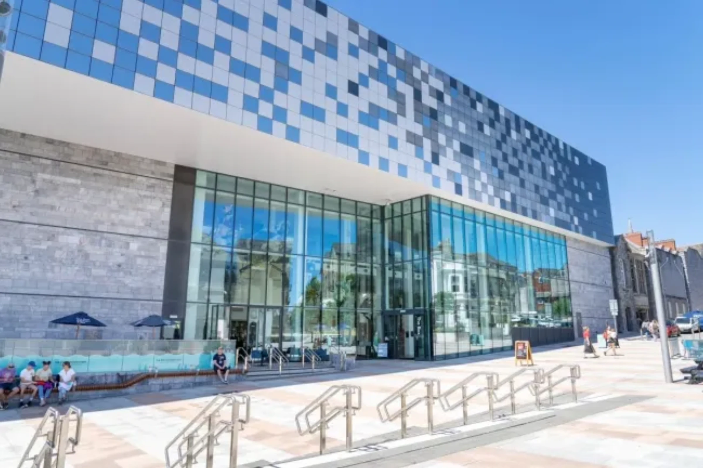 The modern, purpose-built structure of The Box museum in Plymouth, England