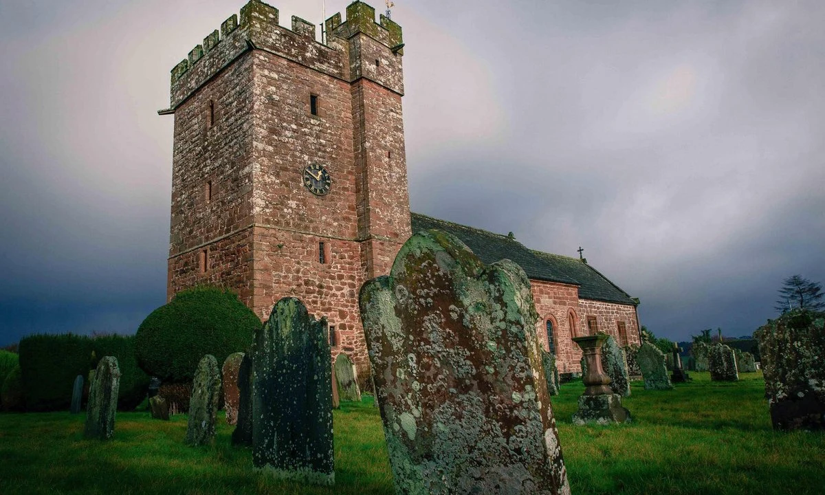 The Peel Tower at St Cuthbert’s Church in Great Salkeld, Cumbria