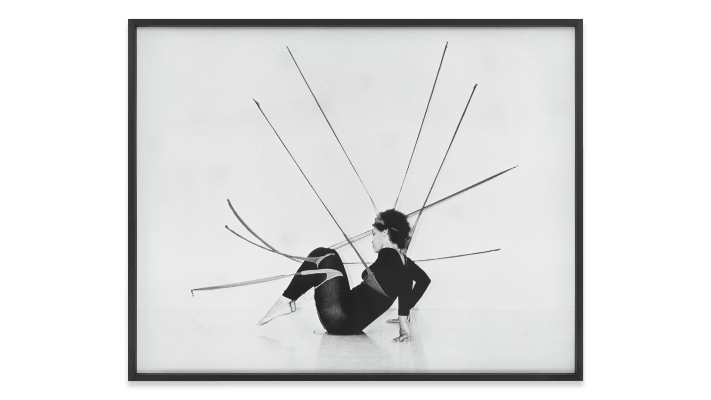 Senga Nengudi exhibition installation image at Whitechapel Gallery.