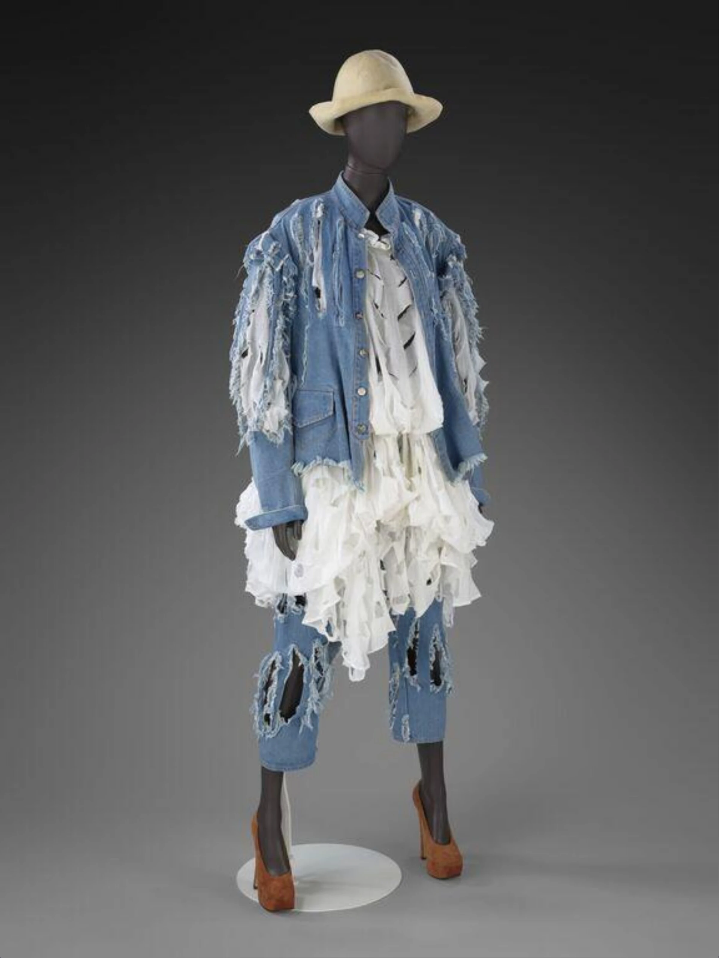 Vivienne Westwood ensemble in the V&A collection, linked to V&A East displays.