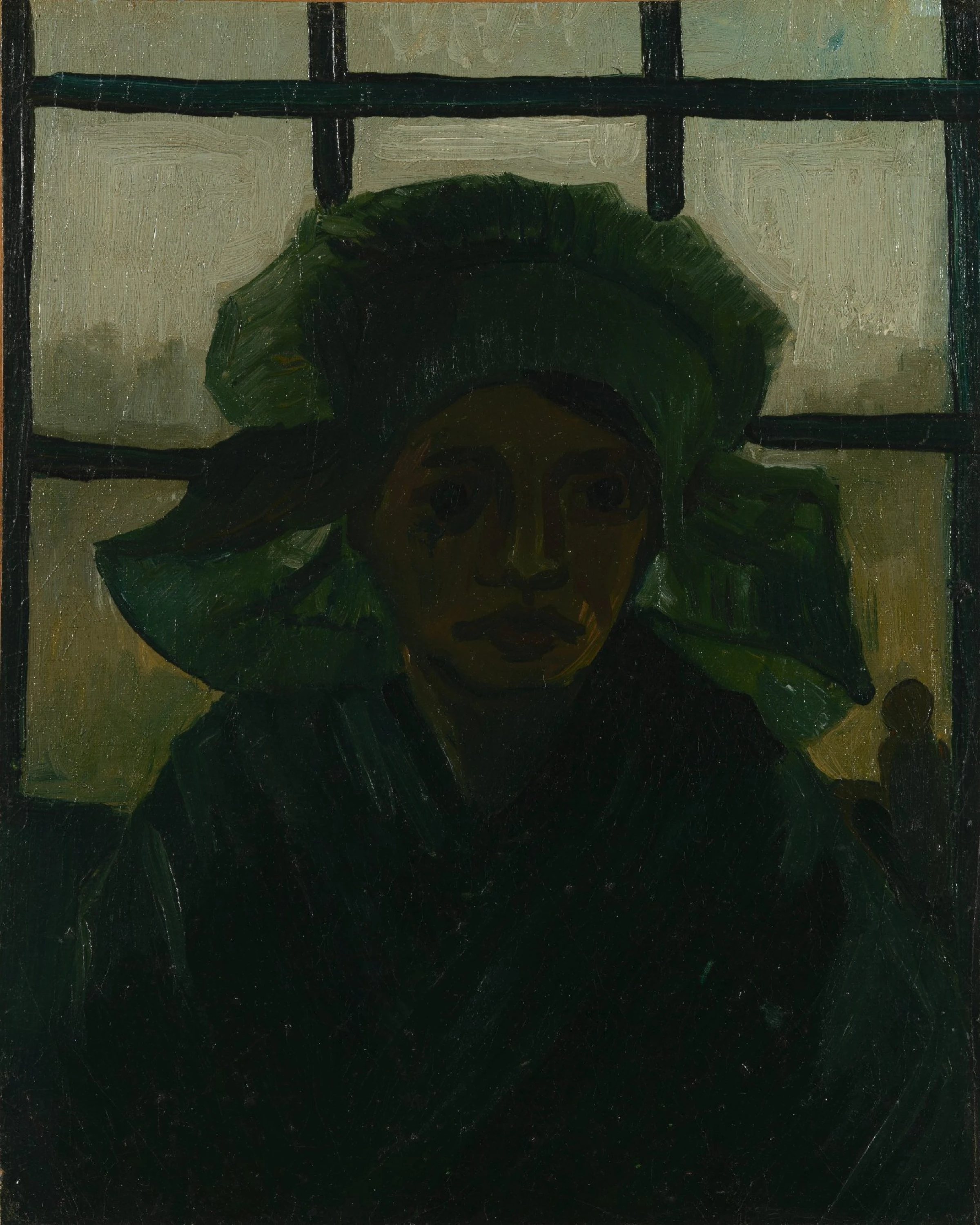 Vincent van Gogh drawing of a woman’s head from the Van Gogh Museum collection.