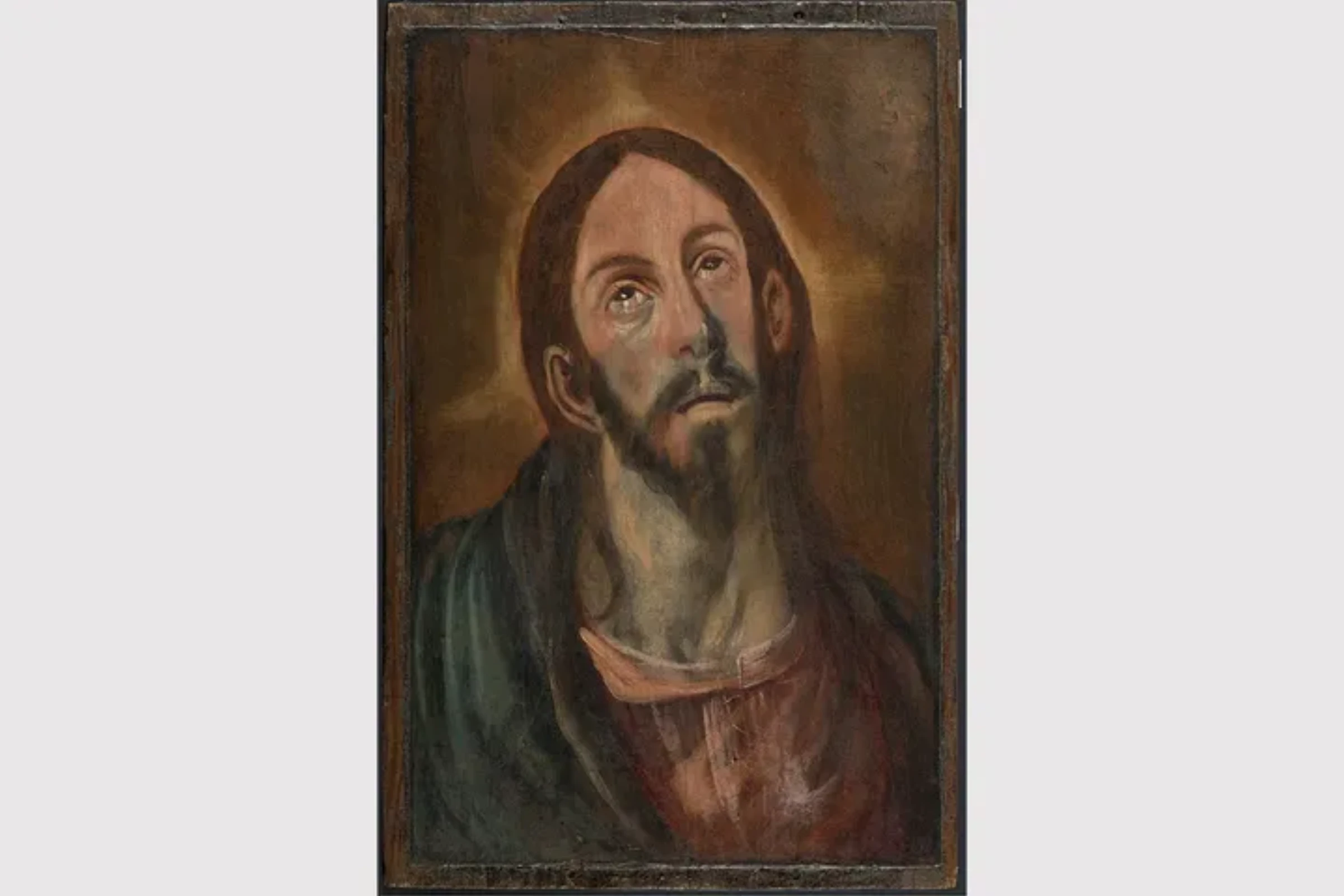 The Redeemer, newly identified as an El Greco in the Vatican collection.