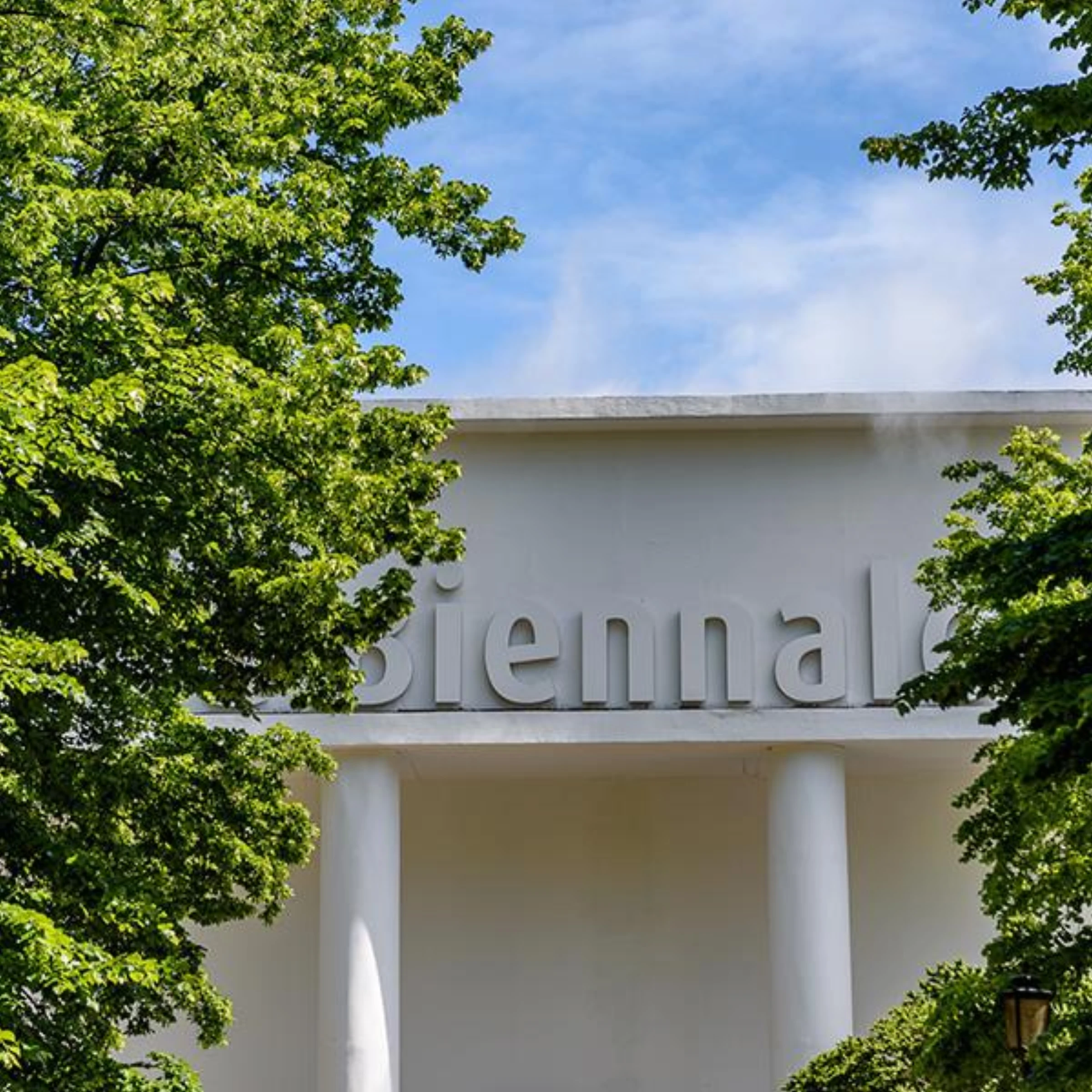 Exterior of Venice Biennale exhibition architecture at the Arsenale area.