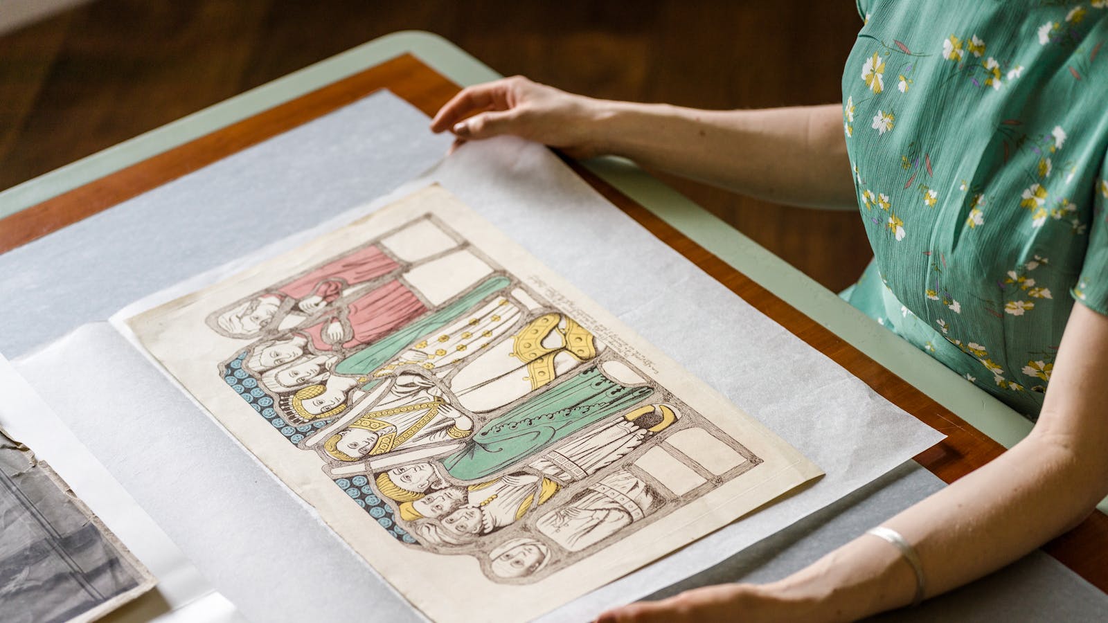 Digitised manuscript image from Wellcome Collection used to illustrate the transfer of Jain manuscripts.