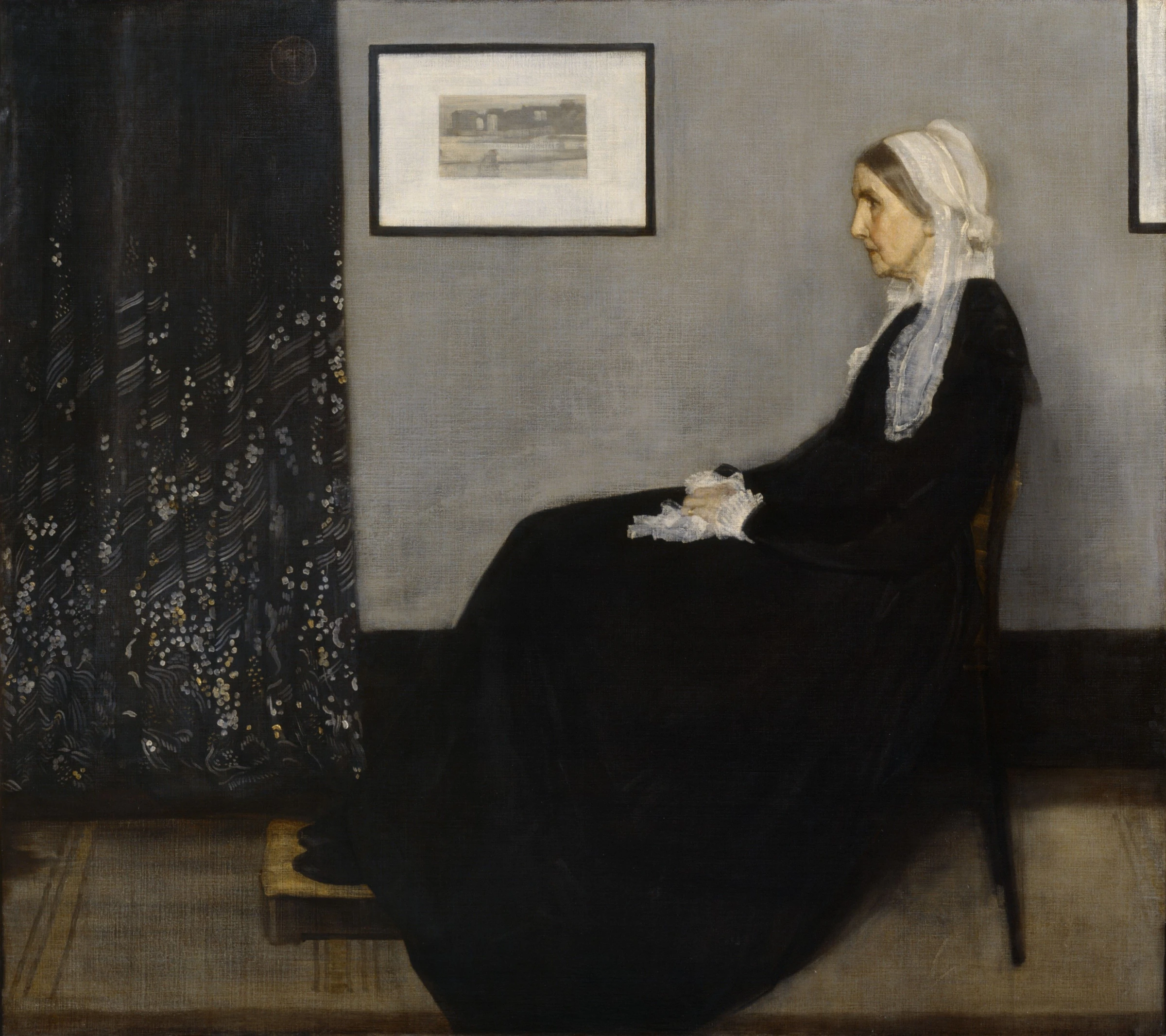 James McNeill Whistler's Arrangement in Grey and Black No. 1, known as Portrait of the Painter's Mother